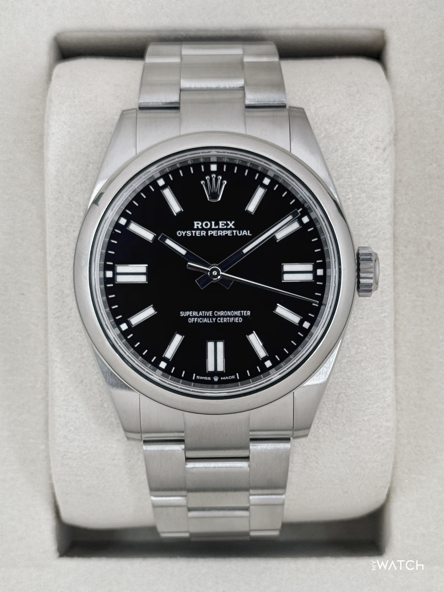 NEW 2026 Rolex Oyster Perpetual 41mm 134300 Black Dial - MyWatchLLC
