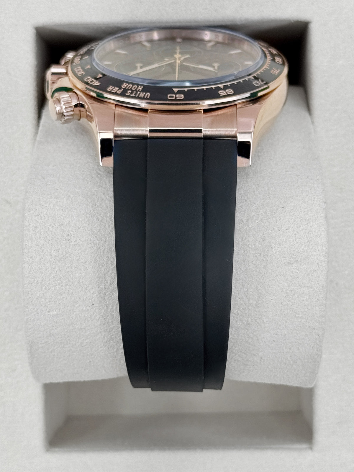 2025 Rolex Daytona 40mm 126515LN Rose Gold Oysterflex Chocolate Dial