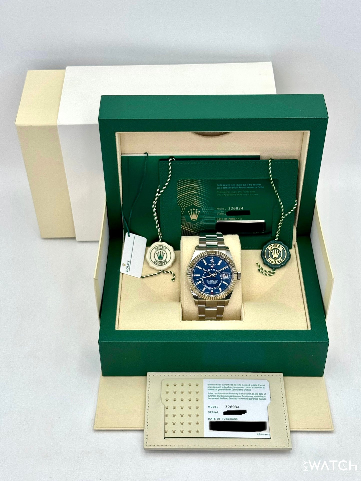 2025 CPO Rolex Sky-Dweller 42mm 326234 Stainless Steel Oyster Blue Dial (CPO)