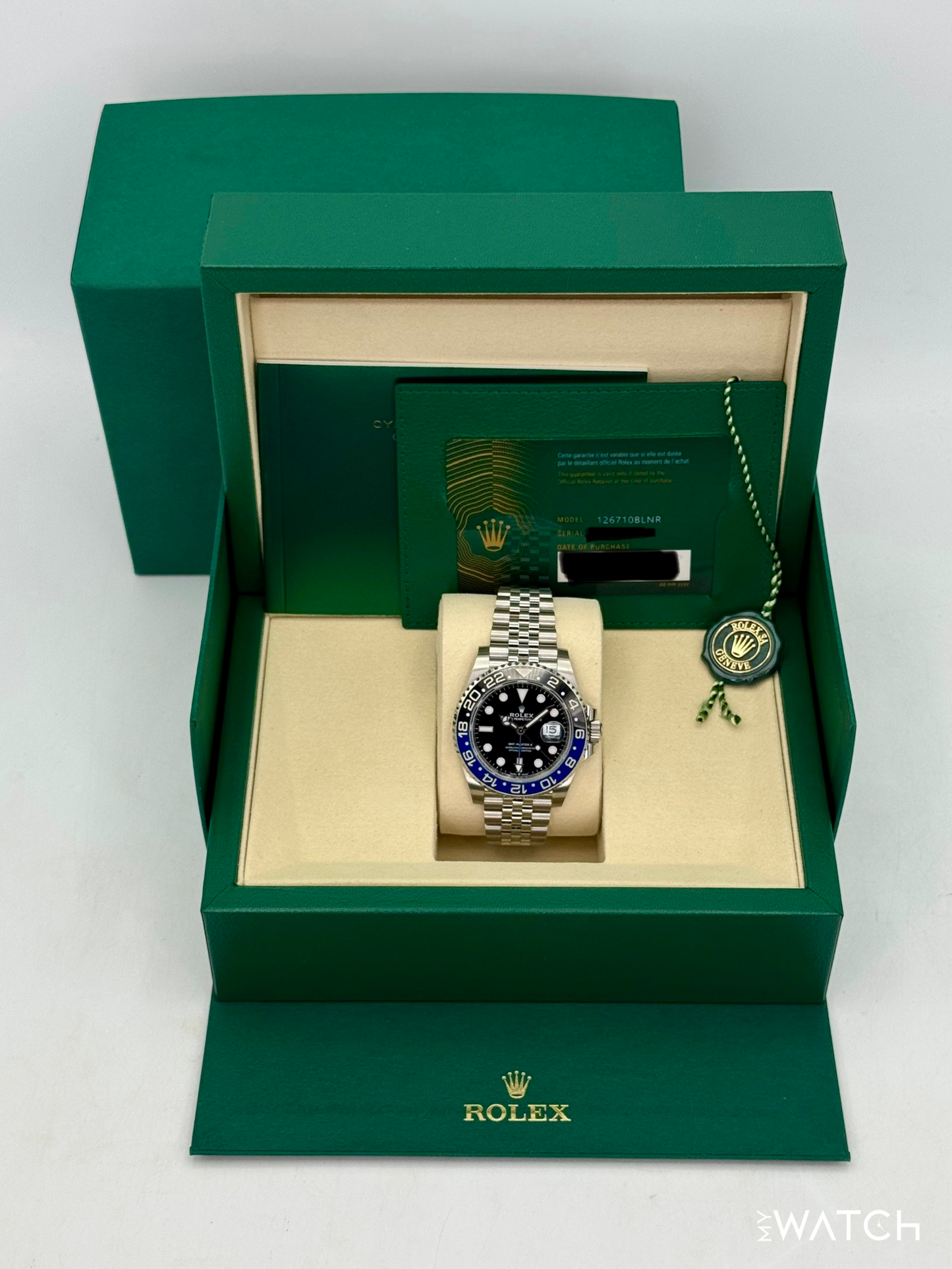 NEW 2025 Rolex GMT-Master II "Batgirl" 40mm 126710BLNR Jubilee - MyWatchLLC