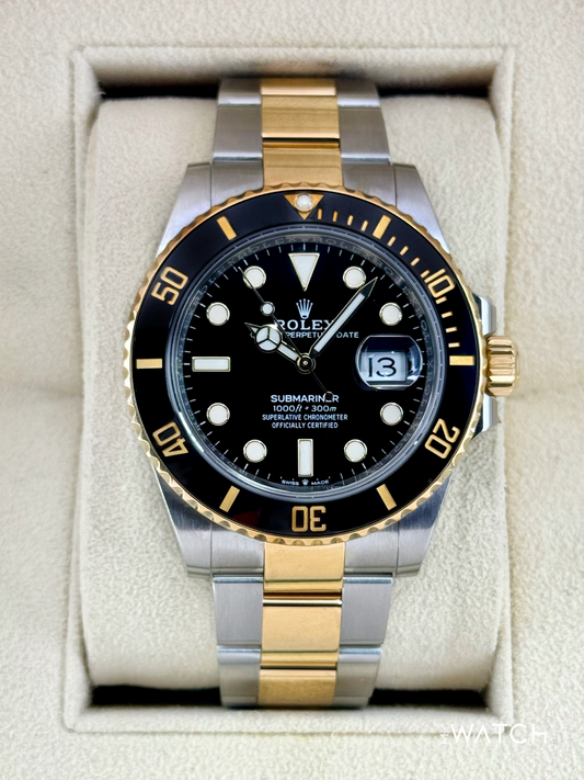 2021 Rolex Submariner 41mm 126613LN Two-Tone Black Dial
