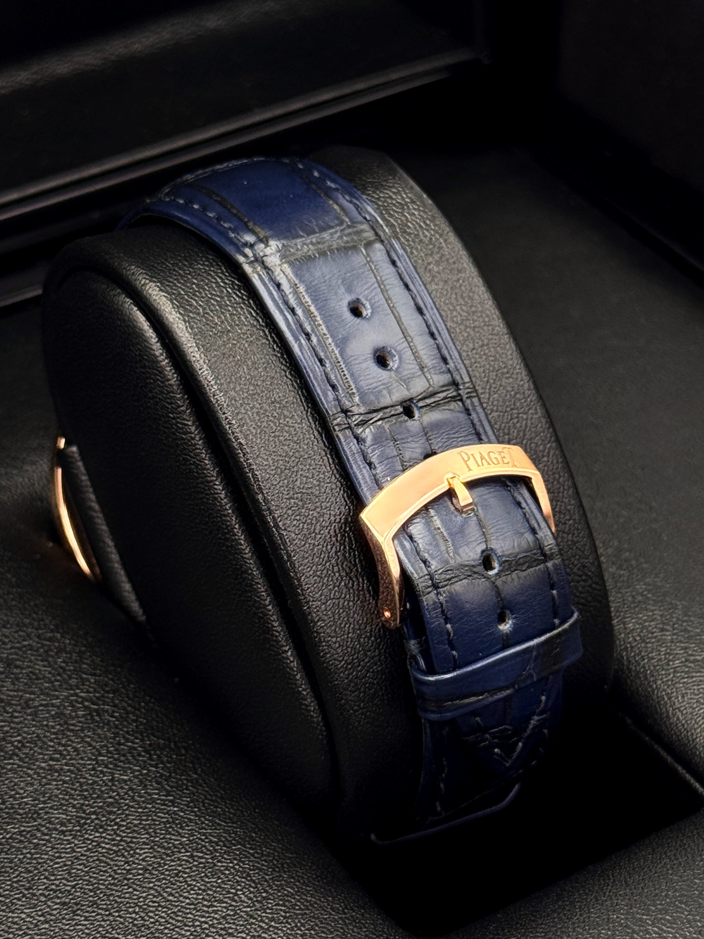 Piaget Altiplano 41mm G0A48125 Rose Gold Blue Dial