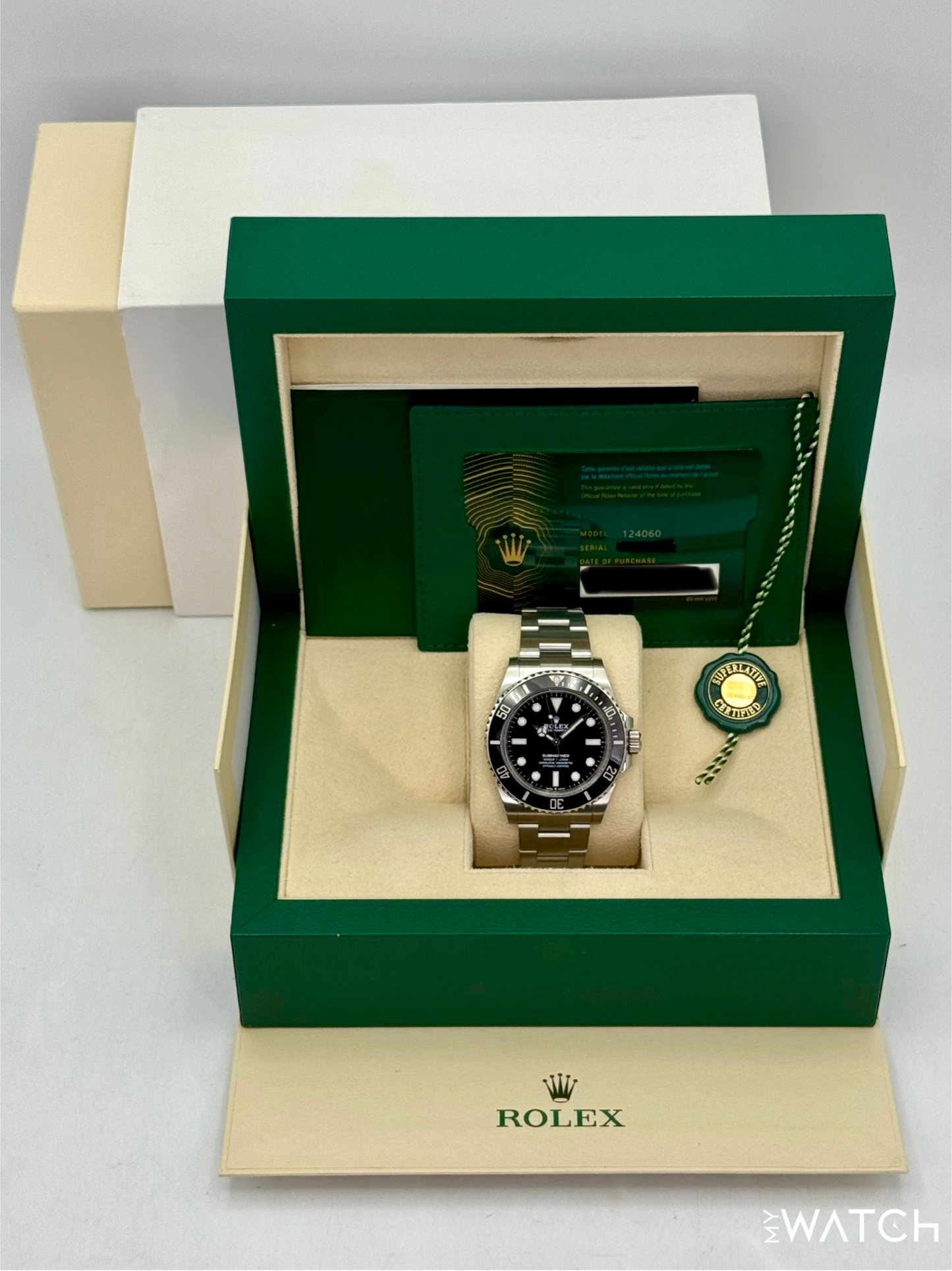 2025 Rolex Submariner 41mm 124060 Stainless Steel Black Dial - MyWatchLLC