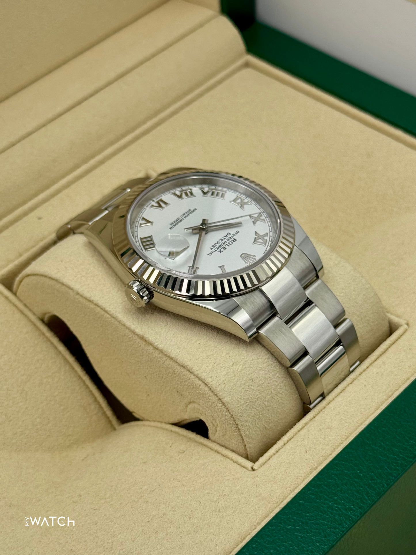 2019 Rolex Datejust 41mm 126334 Stainless Steel Oyster White Dial