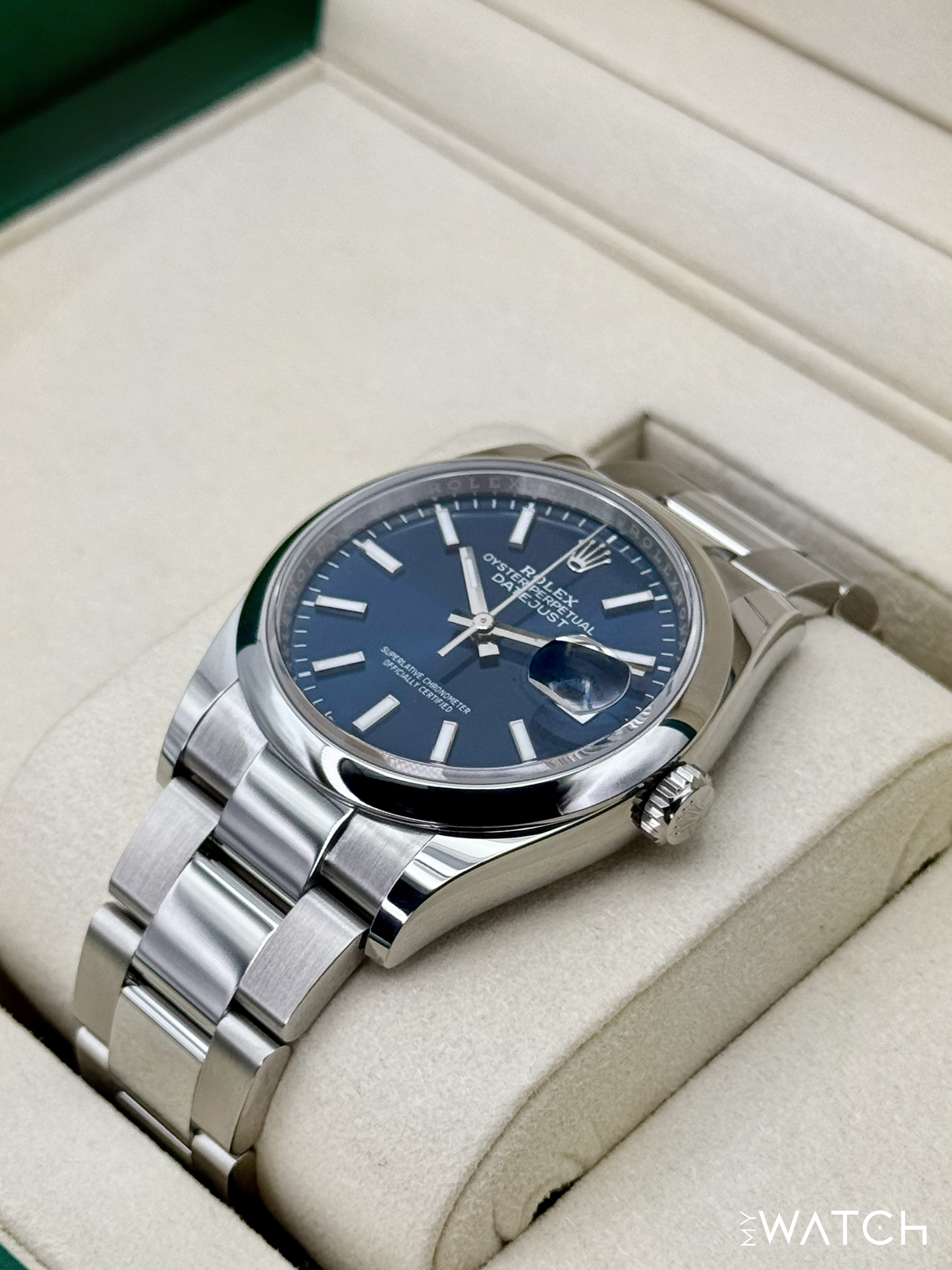 NEW 2025 Rolex Datejust 36mm 126200 Stainless Steel Oyster Blue Dial