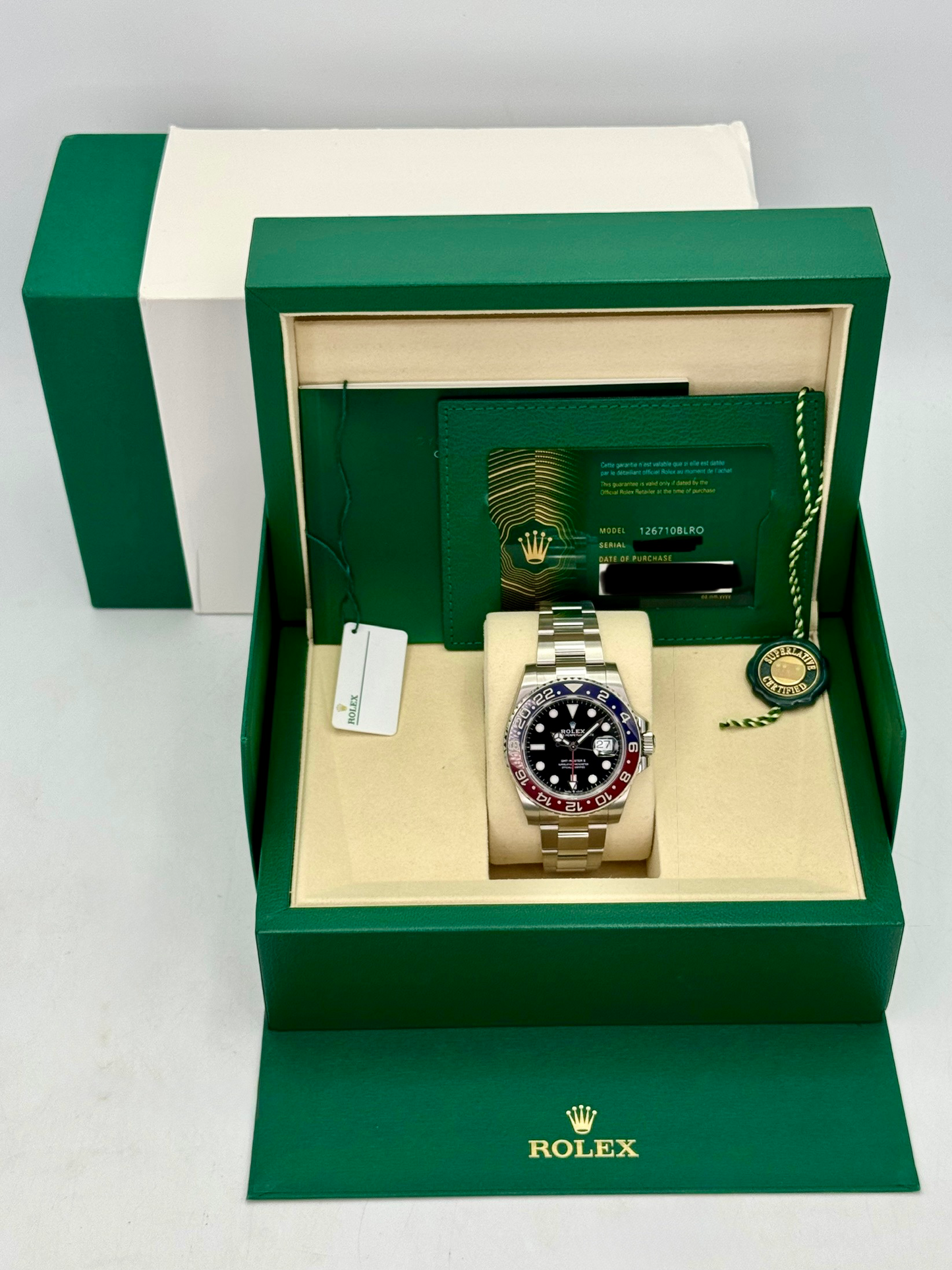 NEW 2026 Rolex GMT-Master II "Pepsi" 40mm 126710BLRO Oyster - MyWatchLLC
