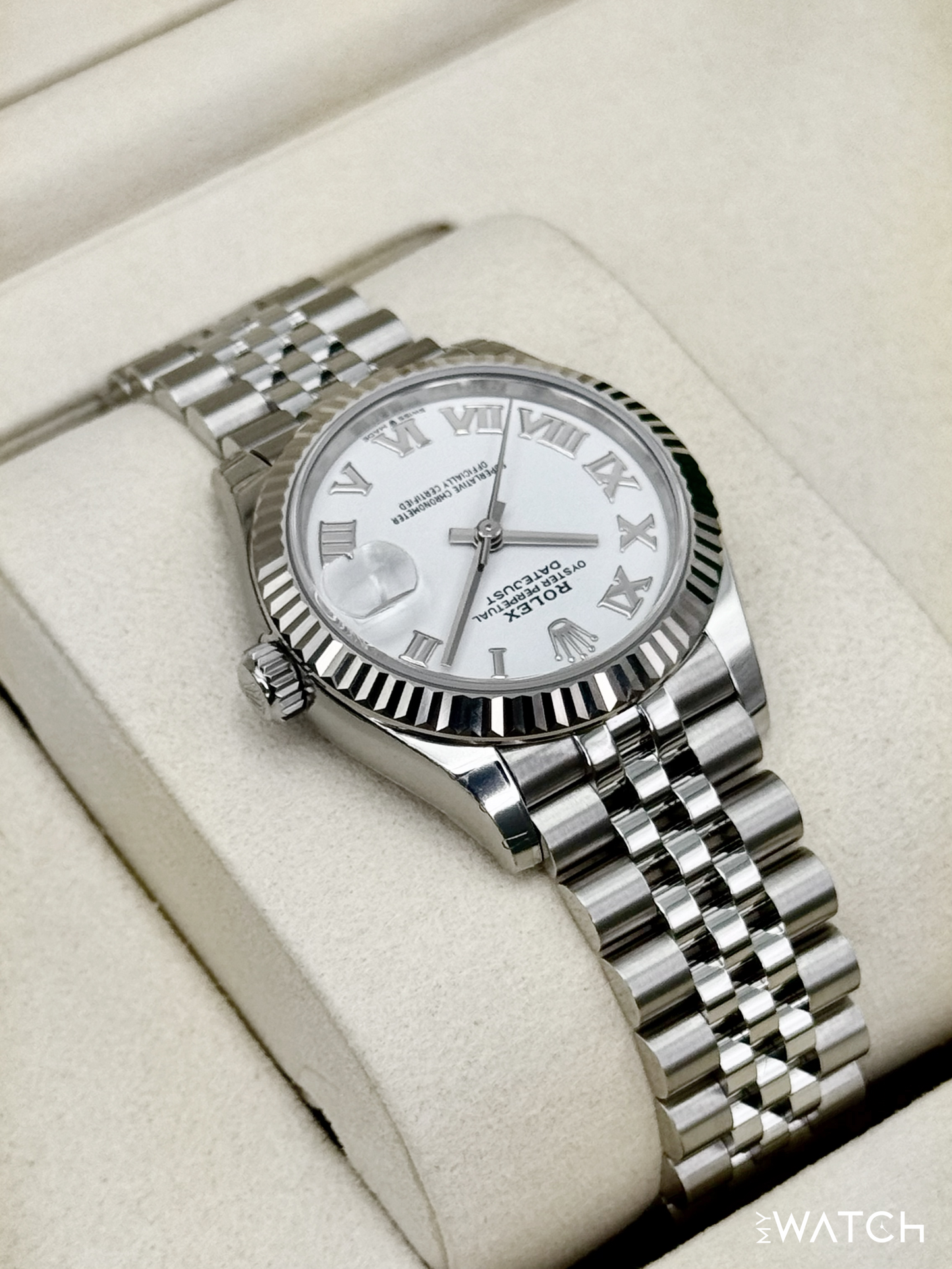 NEW 2025 Rolex Datejust 31mm 278274 Stainless Steel Jubilee White Dial