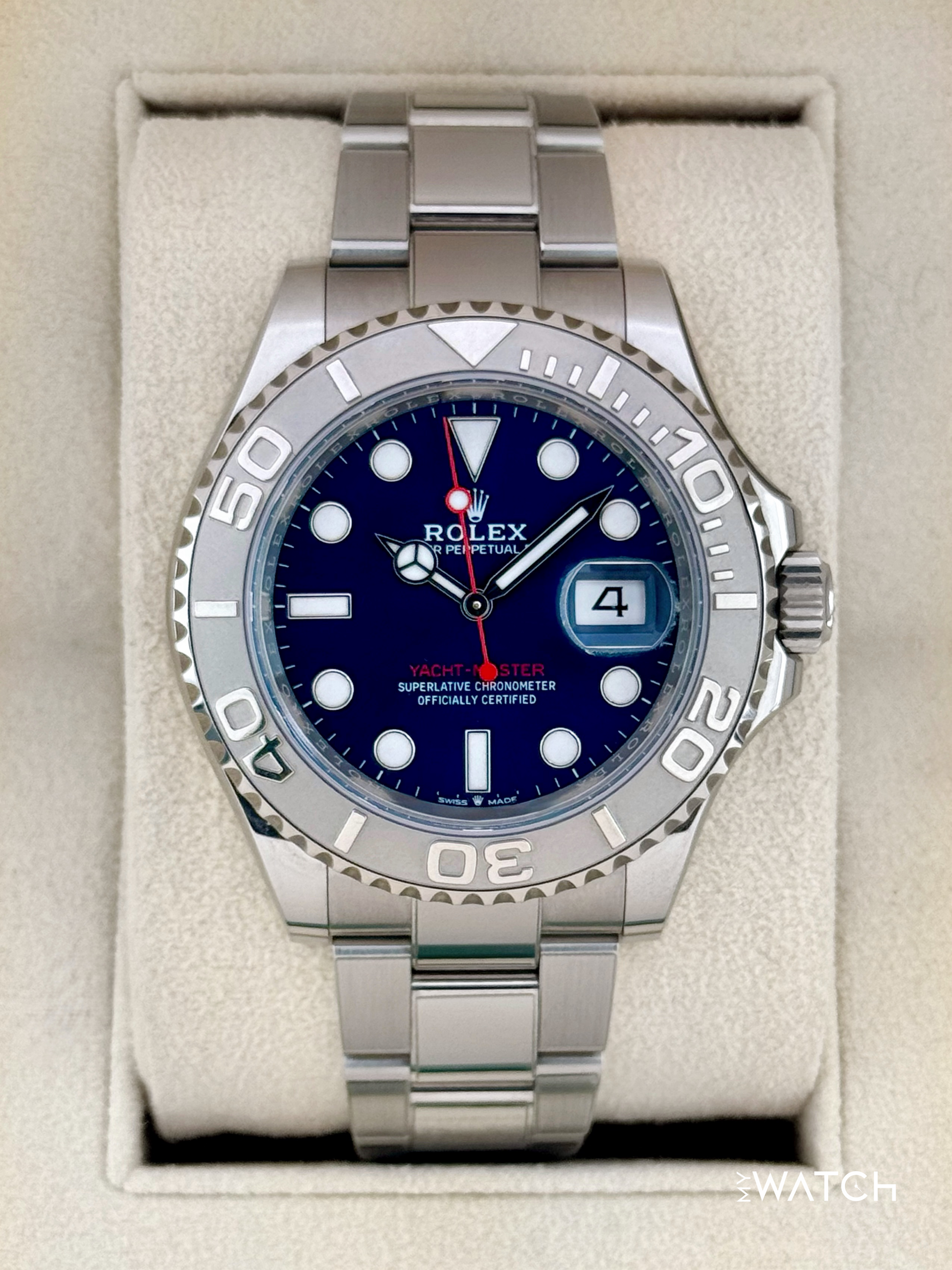 2023 Rolex Yacht-Master 40mm 126622 Blue Dial - MyWatchLLC