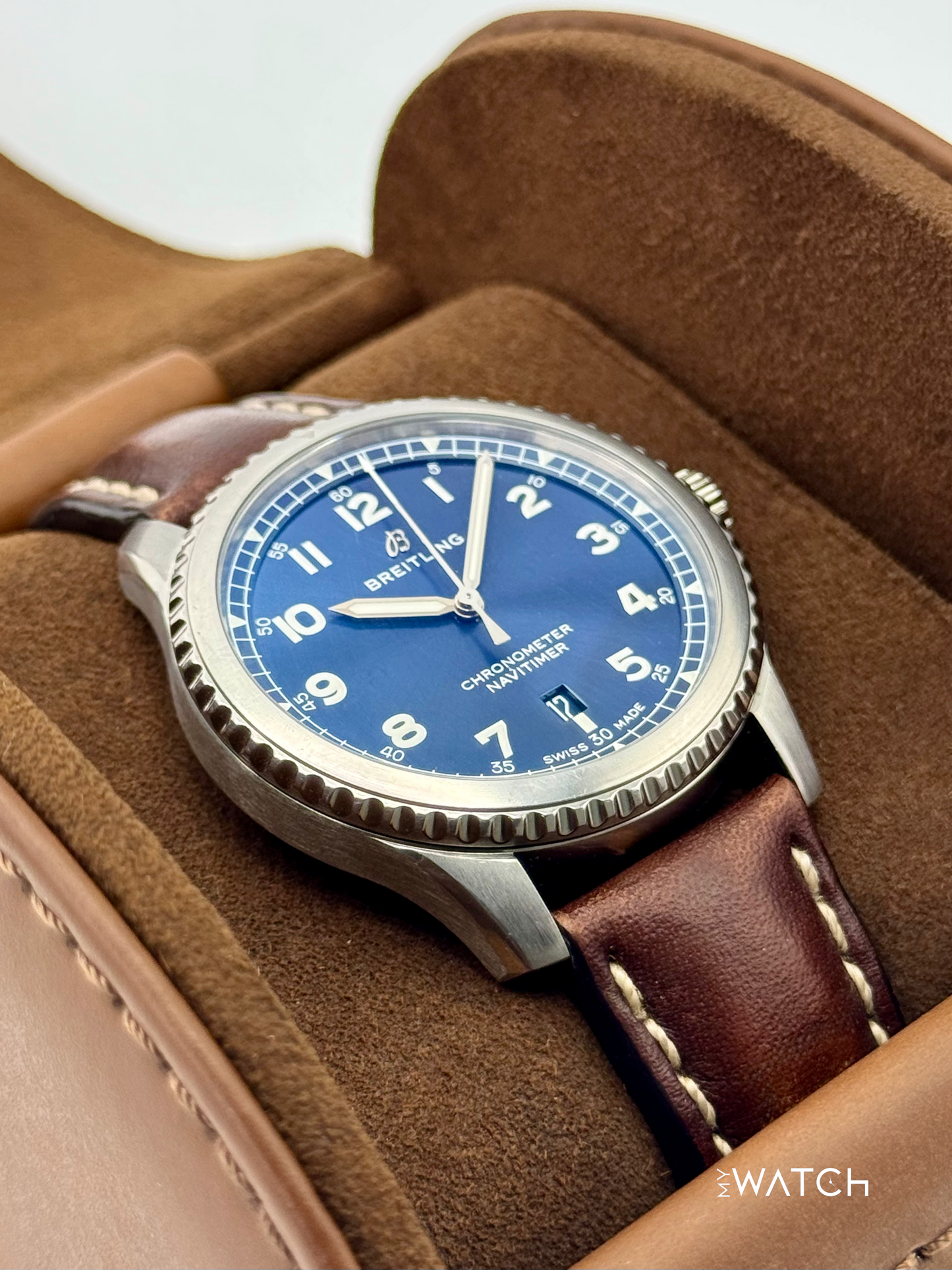 Breitling Navitimer 8 Automatic 41mm A17314101C1A1 Blue Dial - MyWatchLLC