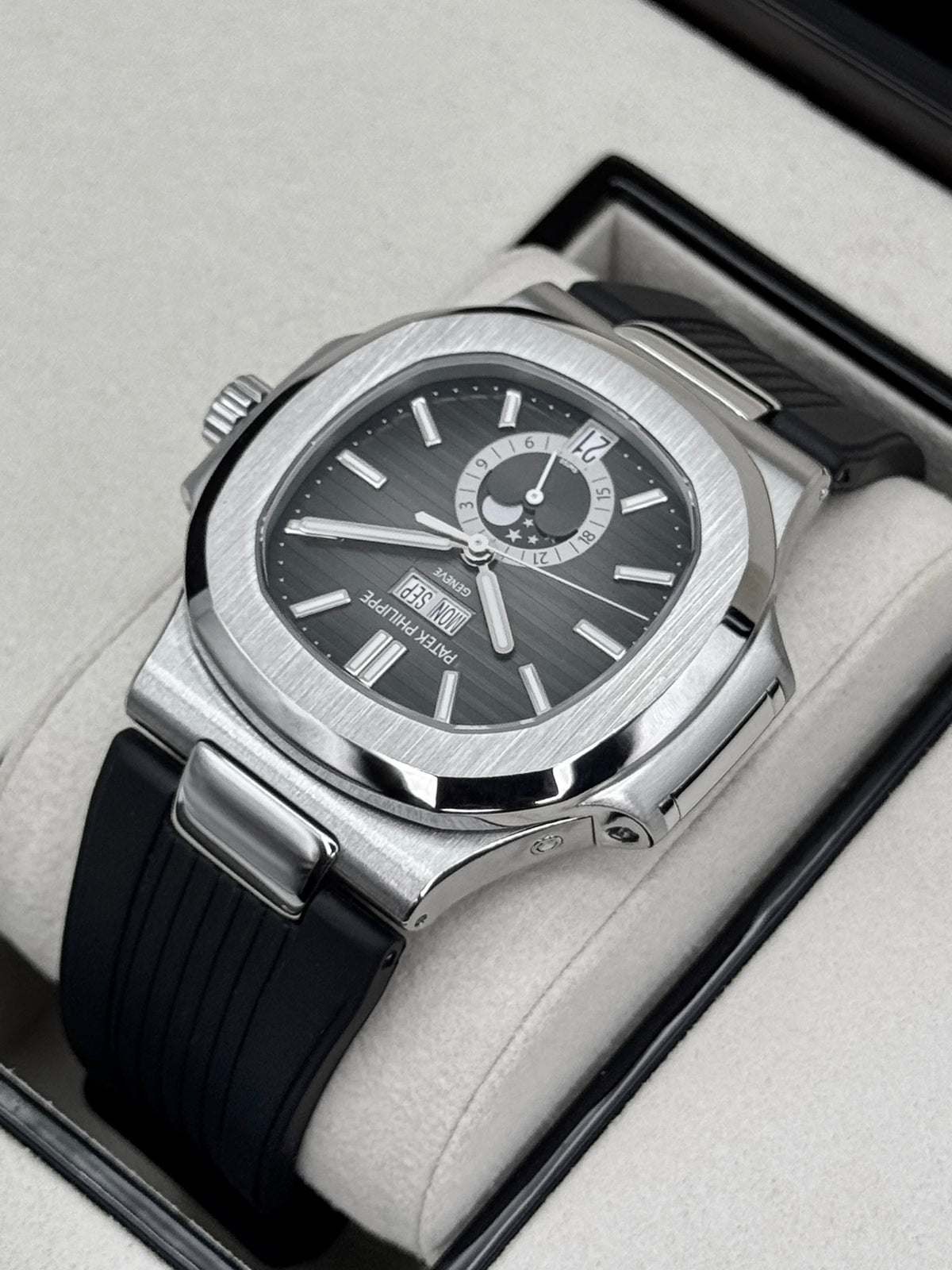 2021 Patek Philippe Nautilus 40mm 5726A Stainless Steel Black Dial
