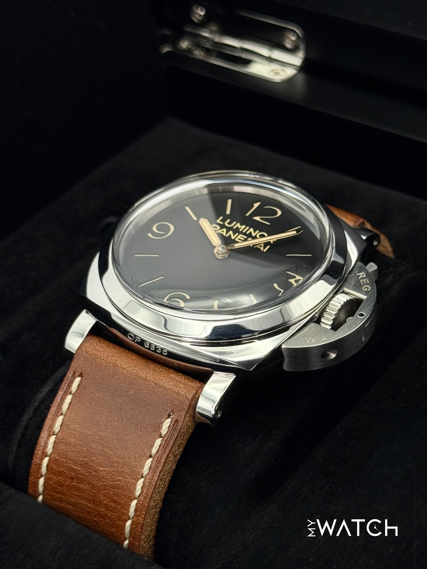 2012 Panerai Luminor 1950 3 Days 47mm PAM00372 Stainless Steel Black Dial