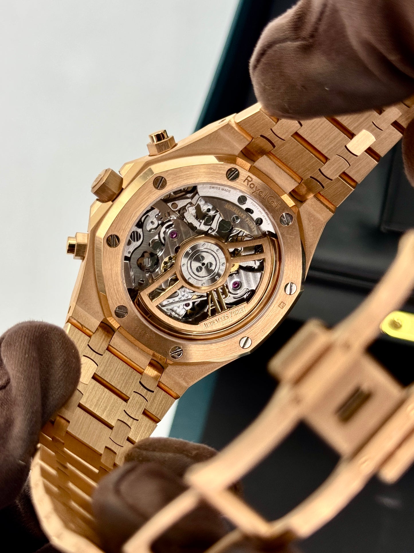 2025 Audemars Piguet Royal Oak Chronograph 41mm 26240OR Green Dial