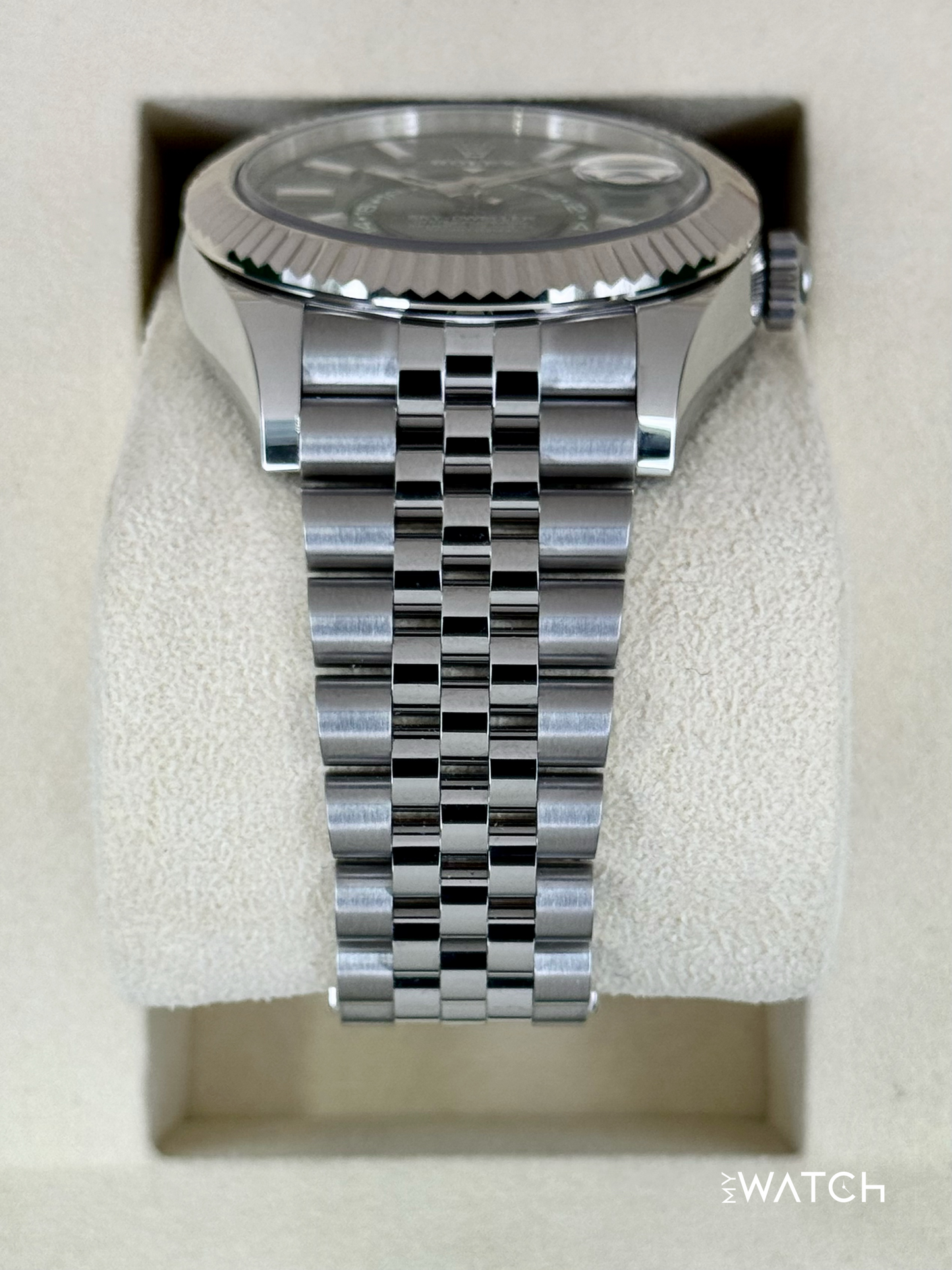 2025 Rolex Sky-Dweller 42mm 336934 Jubilee Green Dial