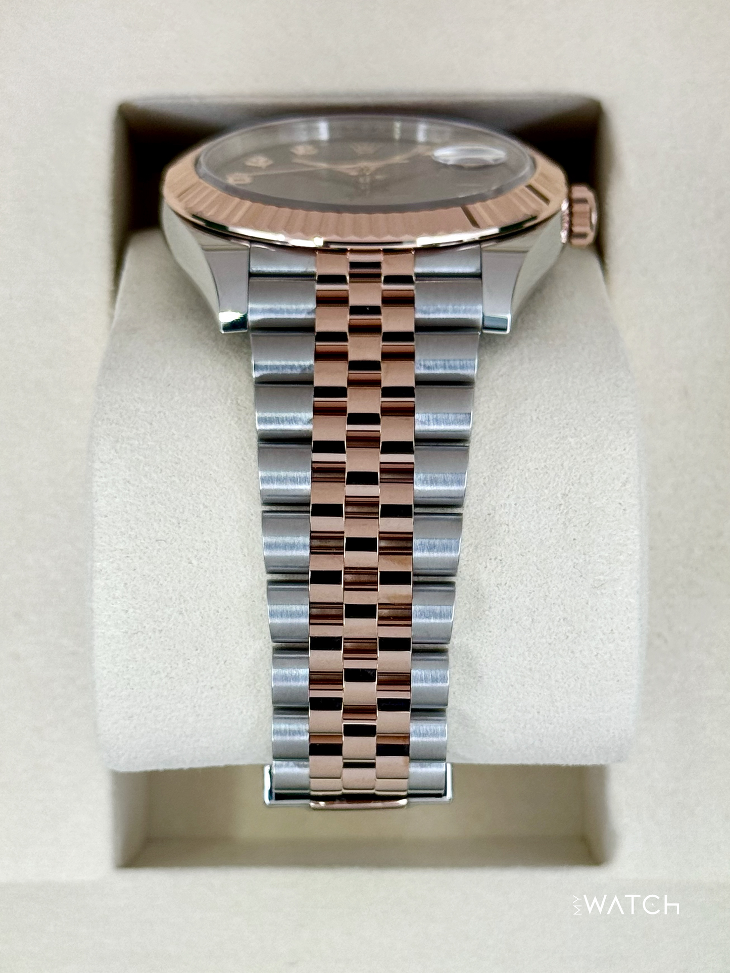 NEW 2025 Rolex Datejust 41mm 126331 Two-Tone Chocolate Diamond Dial
