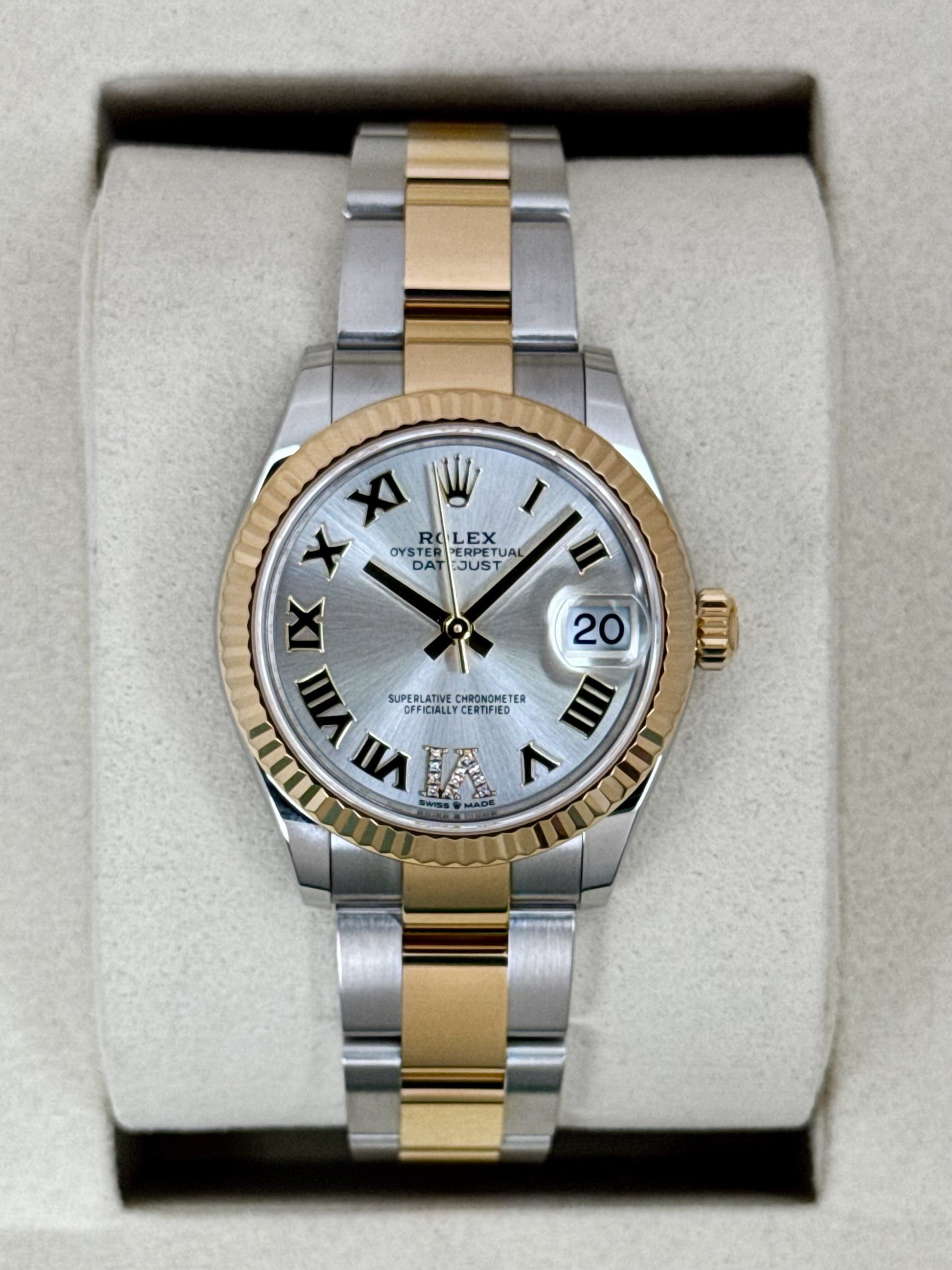 NEW 2026 Rolex Datejust 31mm 278273 Two-Tone Oyster Silver Dial - MyWatchLLC