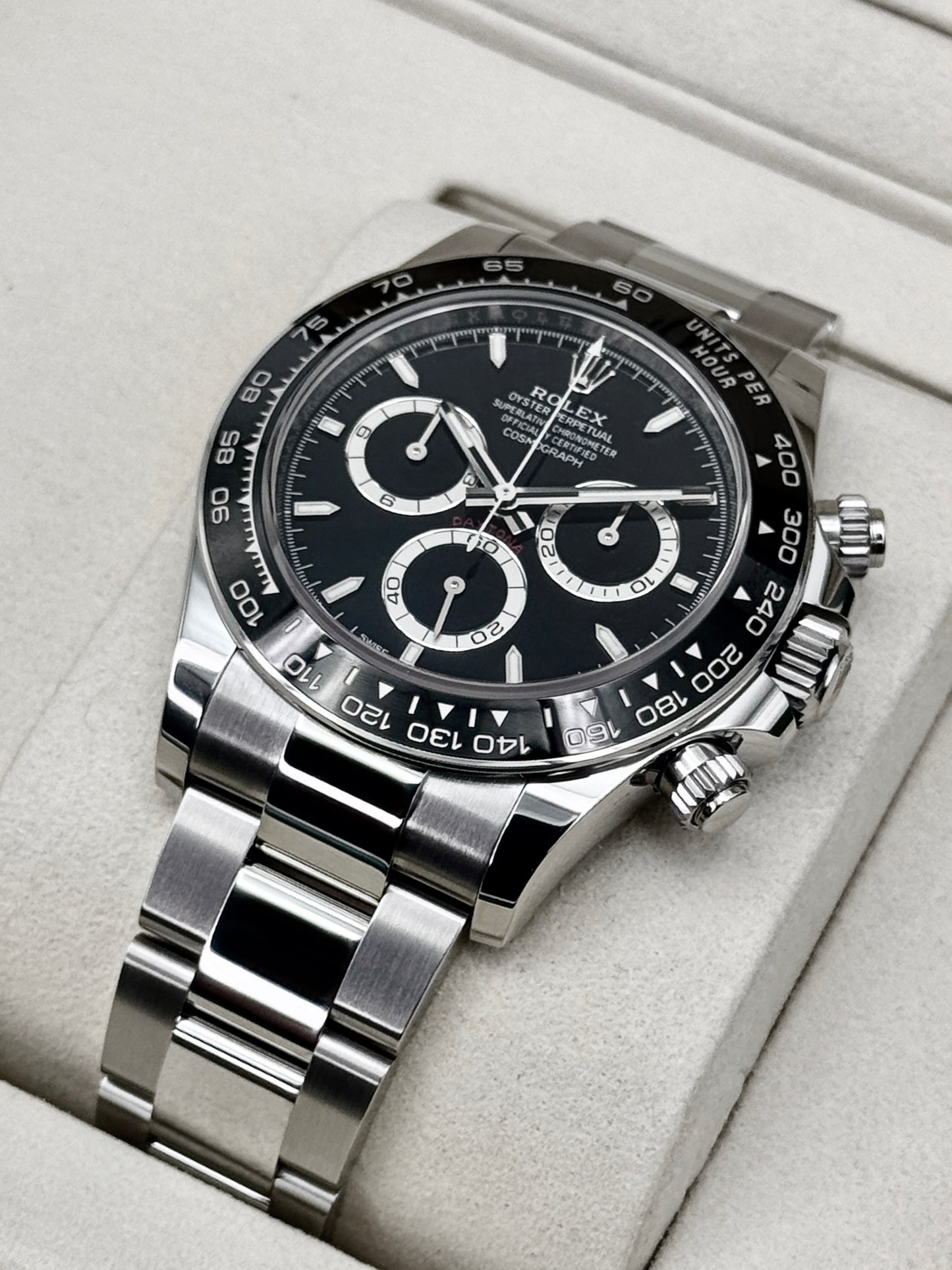 NEW 2026 Rolex Daytona 40mm 126500LN Stainless Steel Black Dial