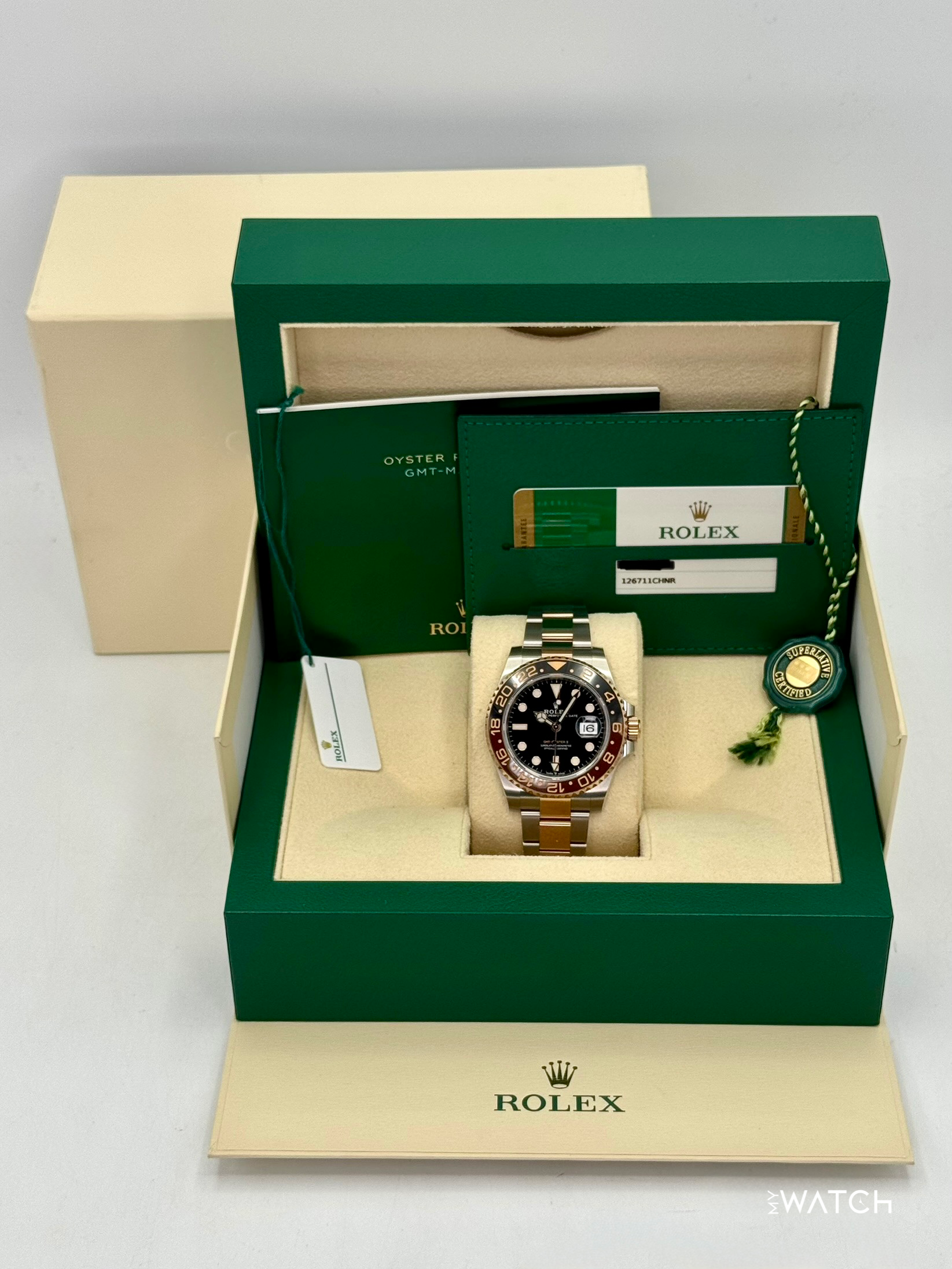 2020 Rolex GMT-Master II "Rootbeer" 40mm 126711CHNR Two-Tone - MyWatchLLC