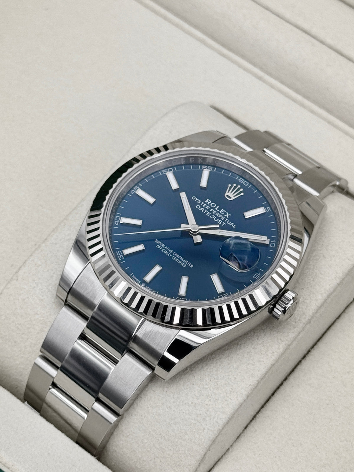 NEW 2026 Rolex Datejust 41mm 126334 Stainless Steel Oyster Blue Dial