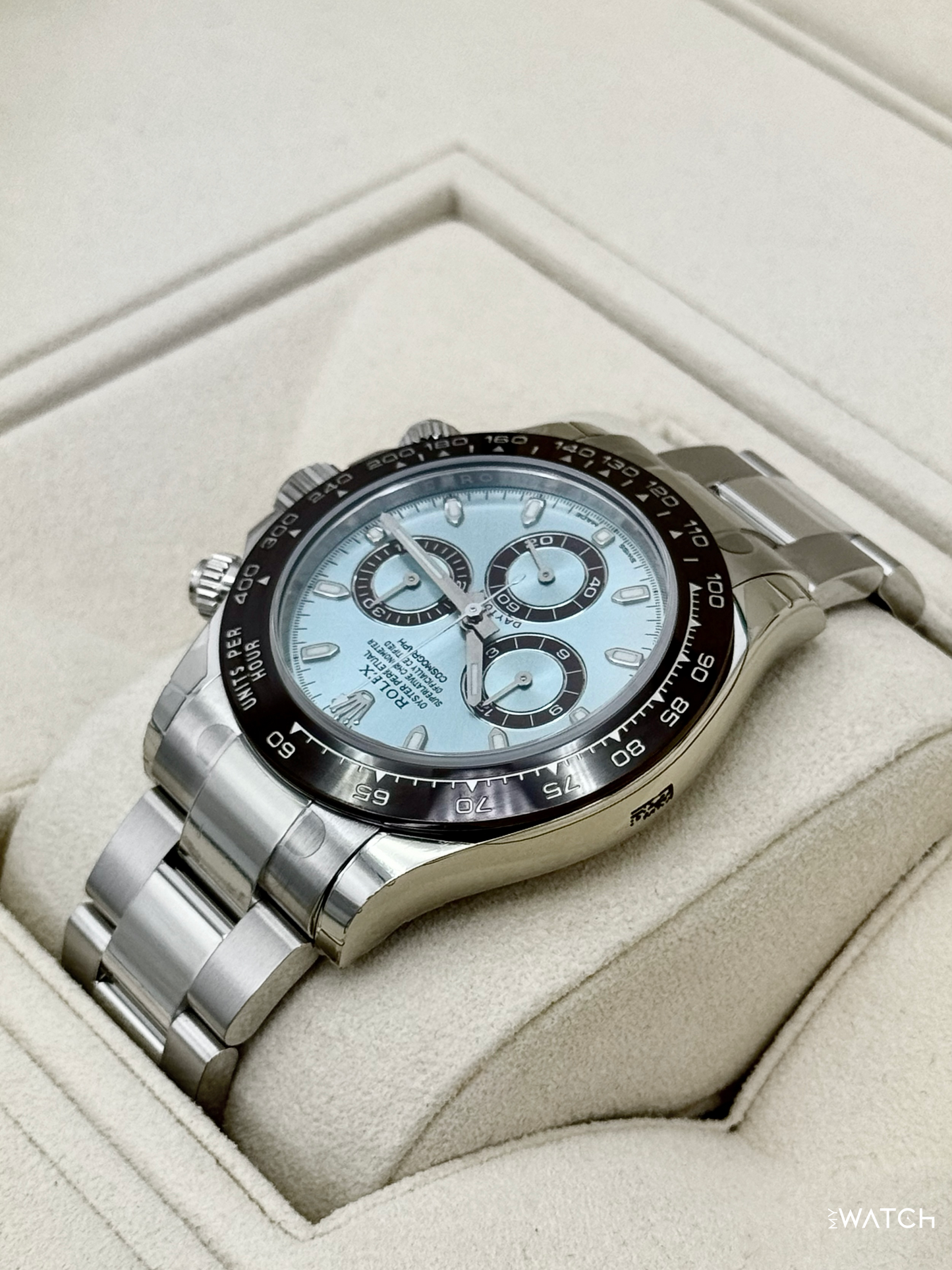NEW 2016 Rolex Daytona 40mm 116506 Platinum Ice Blue Dial (STICKERED)