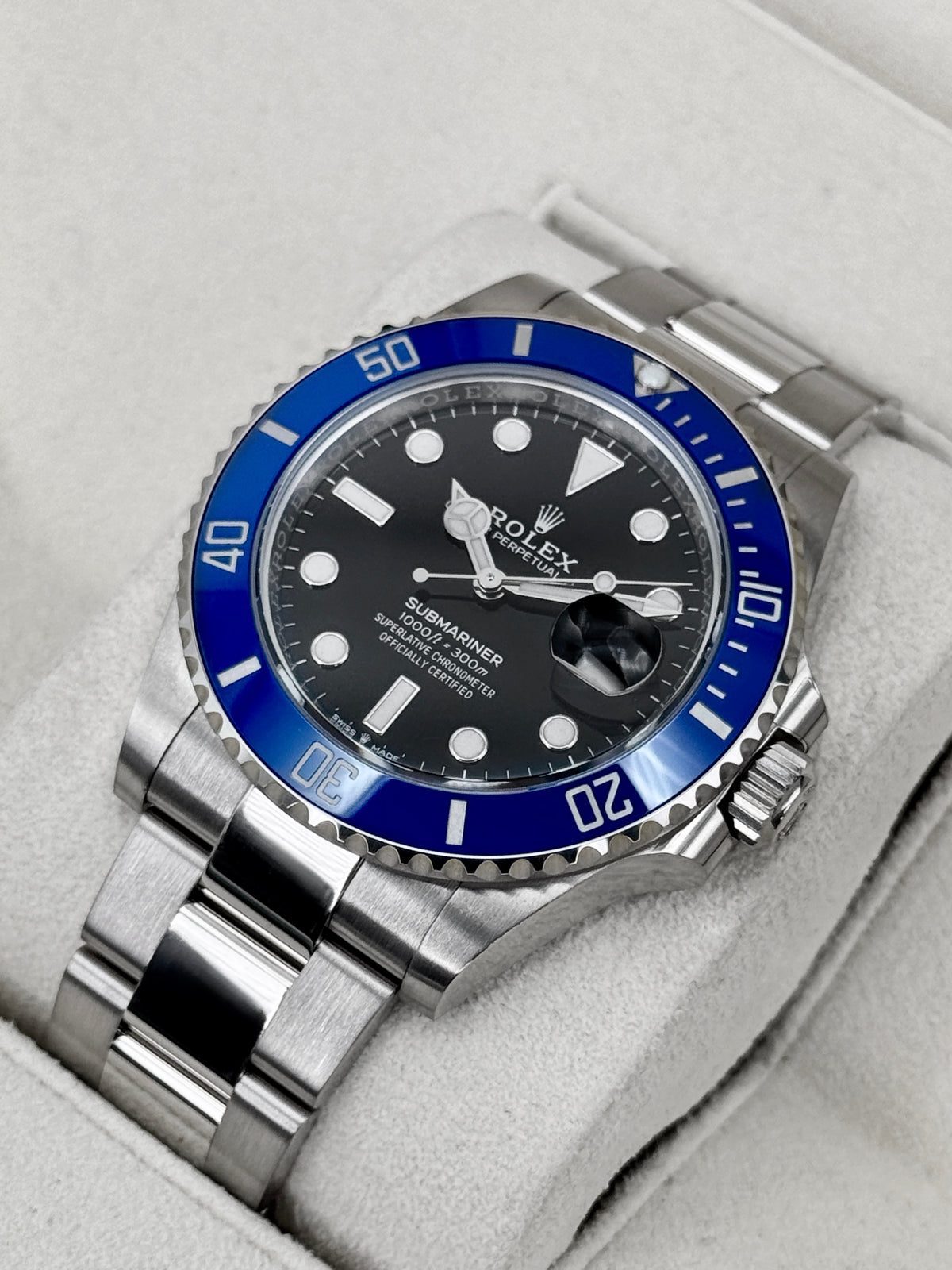 2022 Rolex Submariner Cookie Monster 41mm 126619LB White Gold Black Dial (STICKERED)