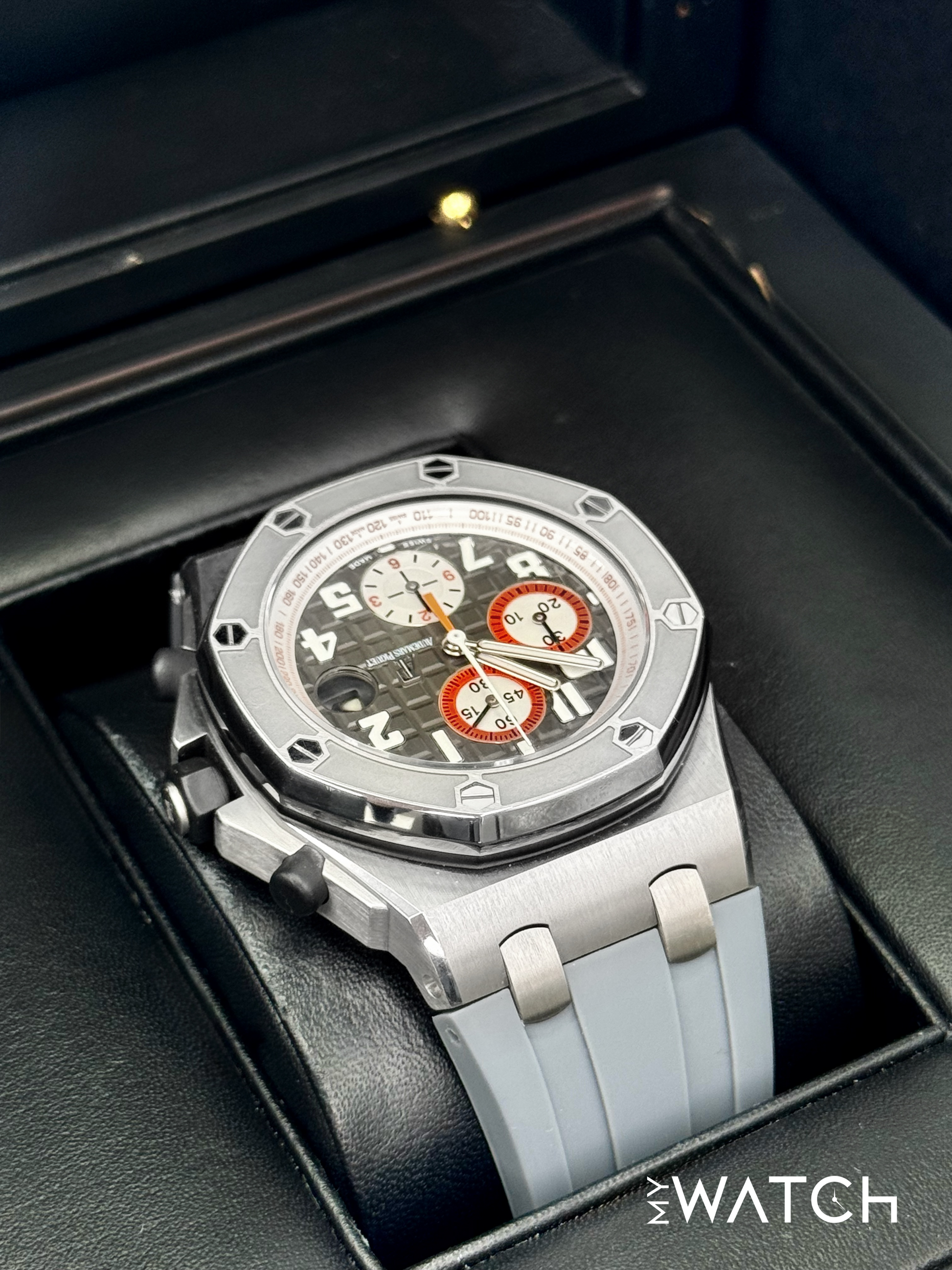 2012 Audemars Piguet Royal Oak Offshore Chrono 42mm 26175ST Grey Dial - MyWatchLLC