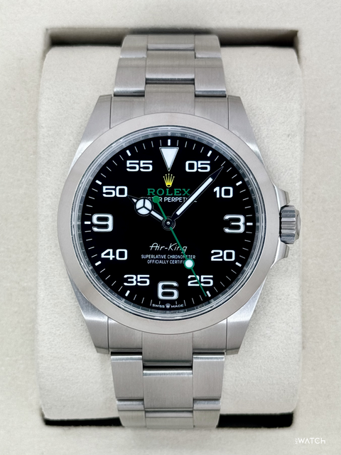 2025 Rolex Air-King 40mm 126900 Stainless Steel Black Dial