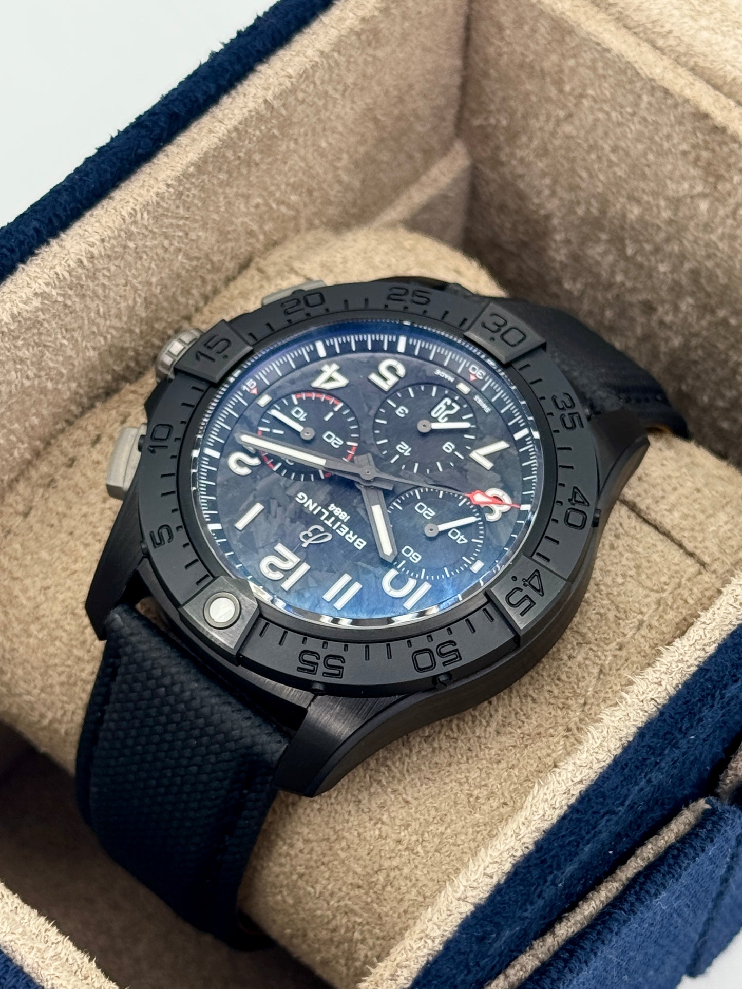 2026 Breitling Avenger B01 Chronograph Night Mission 44mm SB0147 Ceramic Black Dial