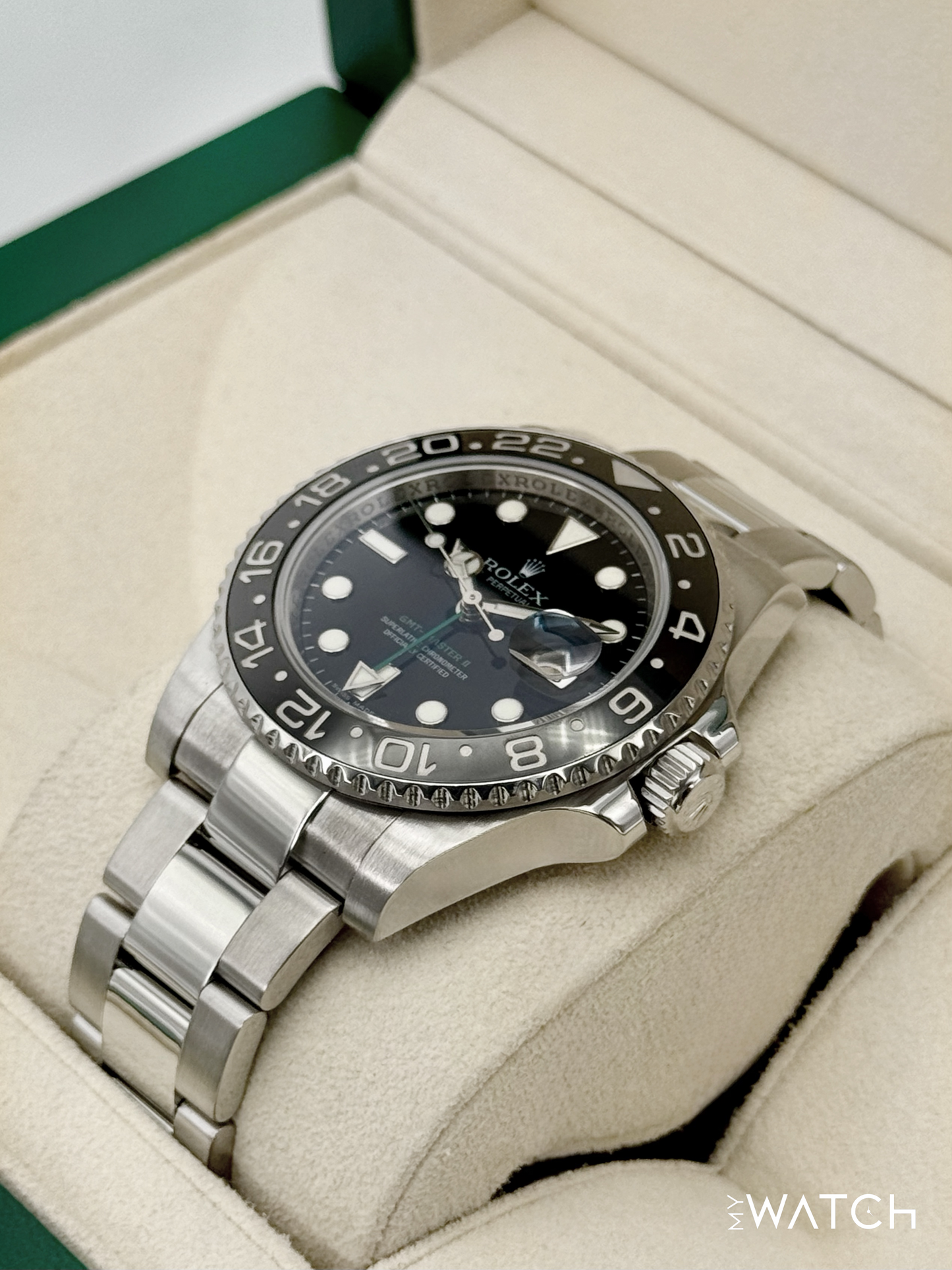 2007 Rolex GMT-Master II 40mm 116710LN Stainless Steel Black Dial