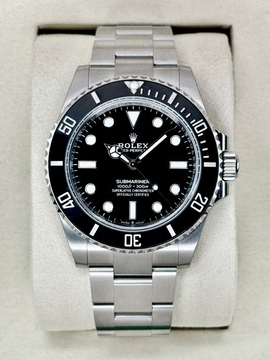 NEW 2026 Rolex Submariner 41mm 124060 Stainless Steel Black Dial (STICKERED)