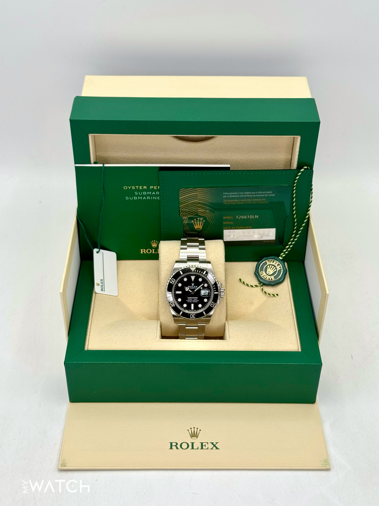 2024 Rolex Submariner 41mm 126610LN Stainless Steel Black Dial - MyWatchLLC