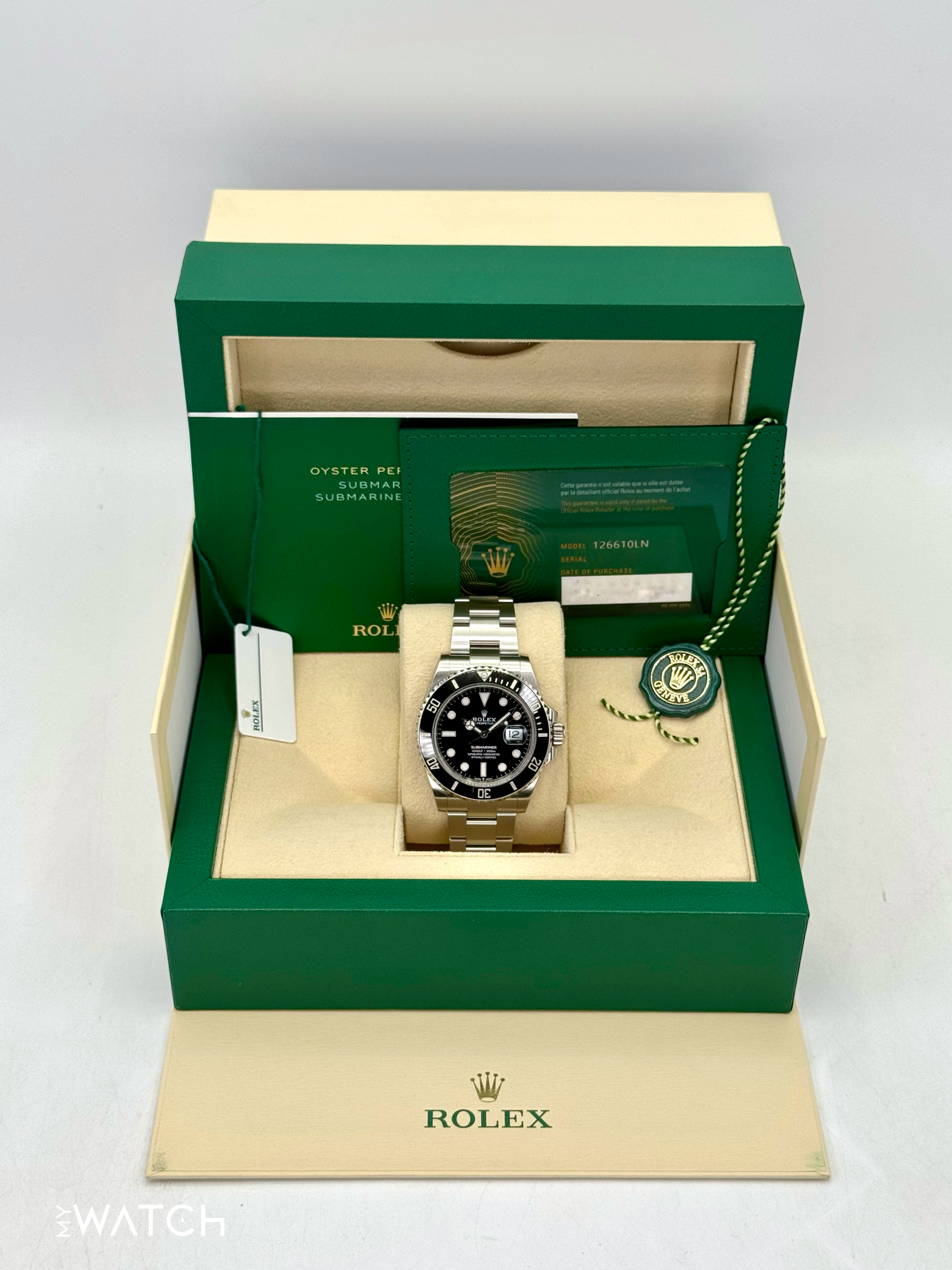 2024 Rolex Submariner 41mm 126610LN Stainless Steel Black Dial - MyWatchLLC
