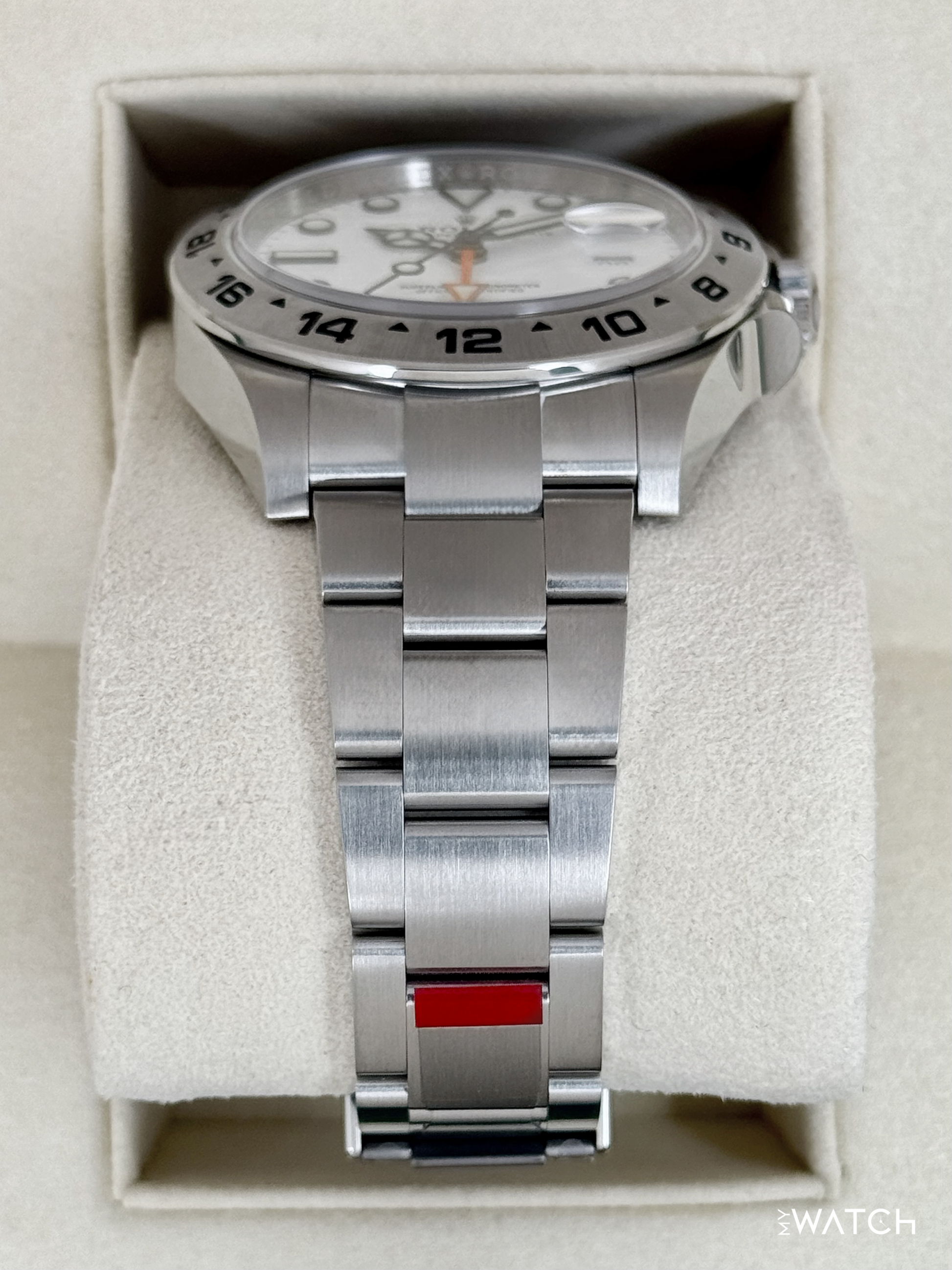 NEW OLD STOCK 2020 Rolex Explorer II 42mm 216570 Polar White Dial (STICKERED) - MyWatchLLC