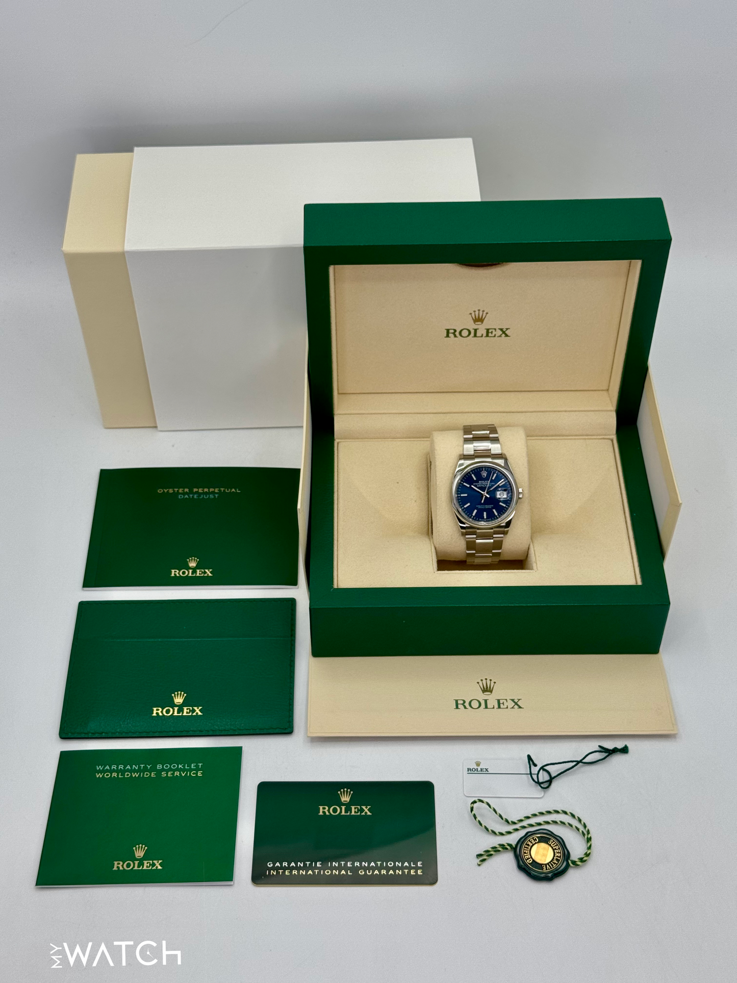 2024 Rolex Datejust 36mm 126200 Oyster Blue Dial