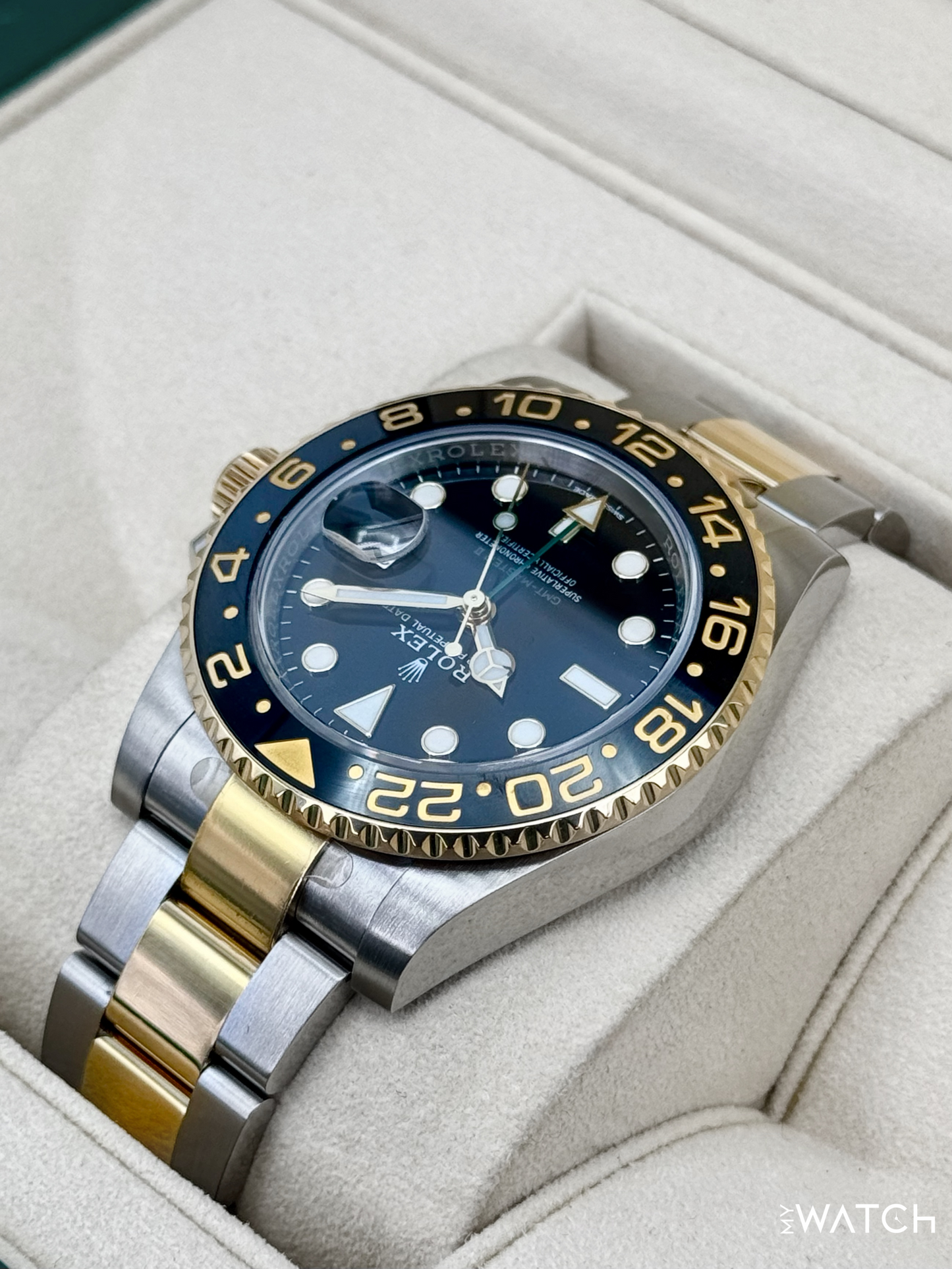 2017 Rolex GMT-Master II 40mm 116713LN Two-Tone Black Dial - MyWatchLLC