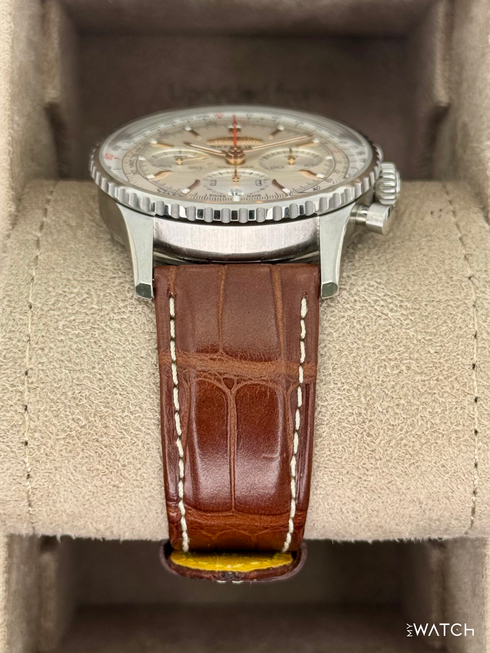 2024 Breitling Navitimer Chronograph B01 41mm AB0139 Stainless Steel Silver Dial - MyWatchLLC