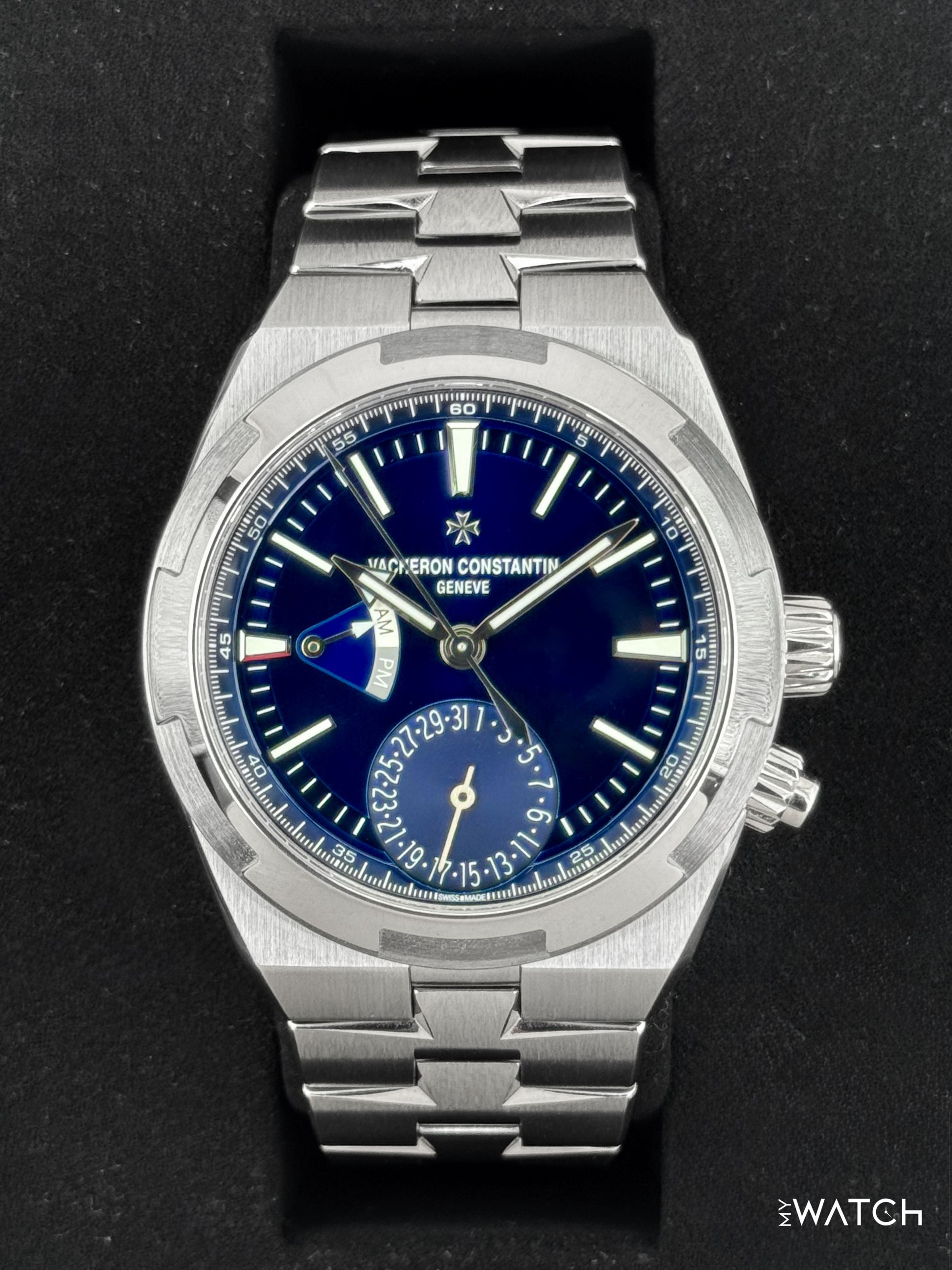 2023 Vacheron Constantin Overseas Dual Time 41mm 7900V Blue Dial - MyWatchLLC