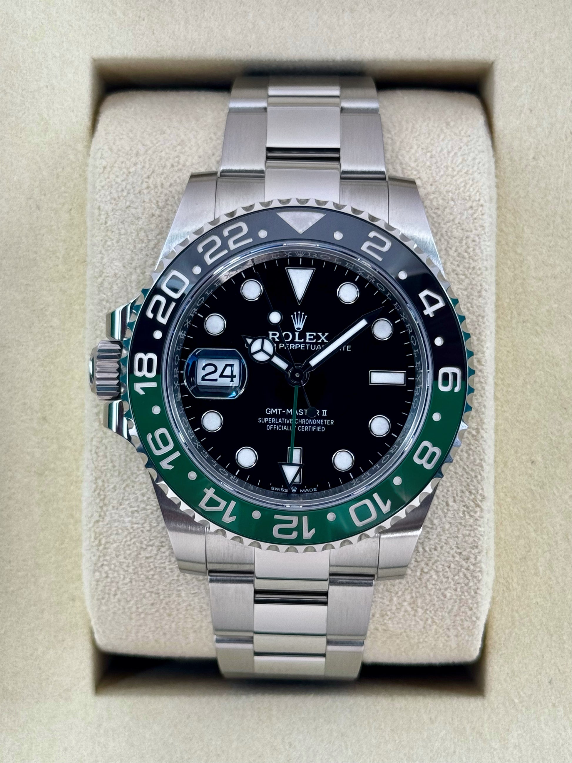 2025 Rolex GMT-Master II “Sprite” 40mm 126720VTNR Oyster - MyWatchLLC