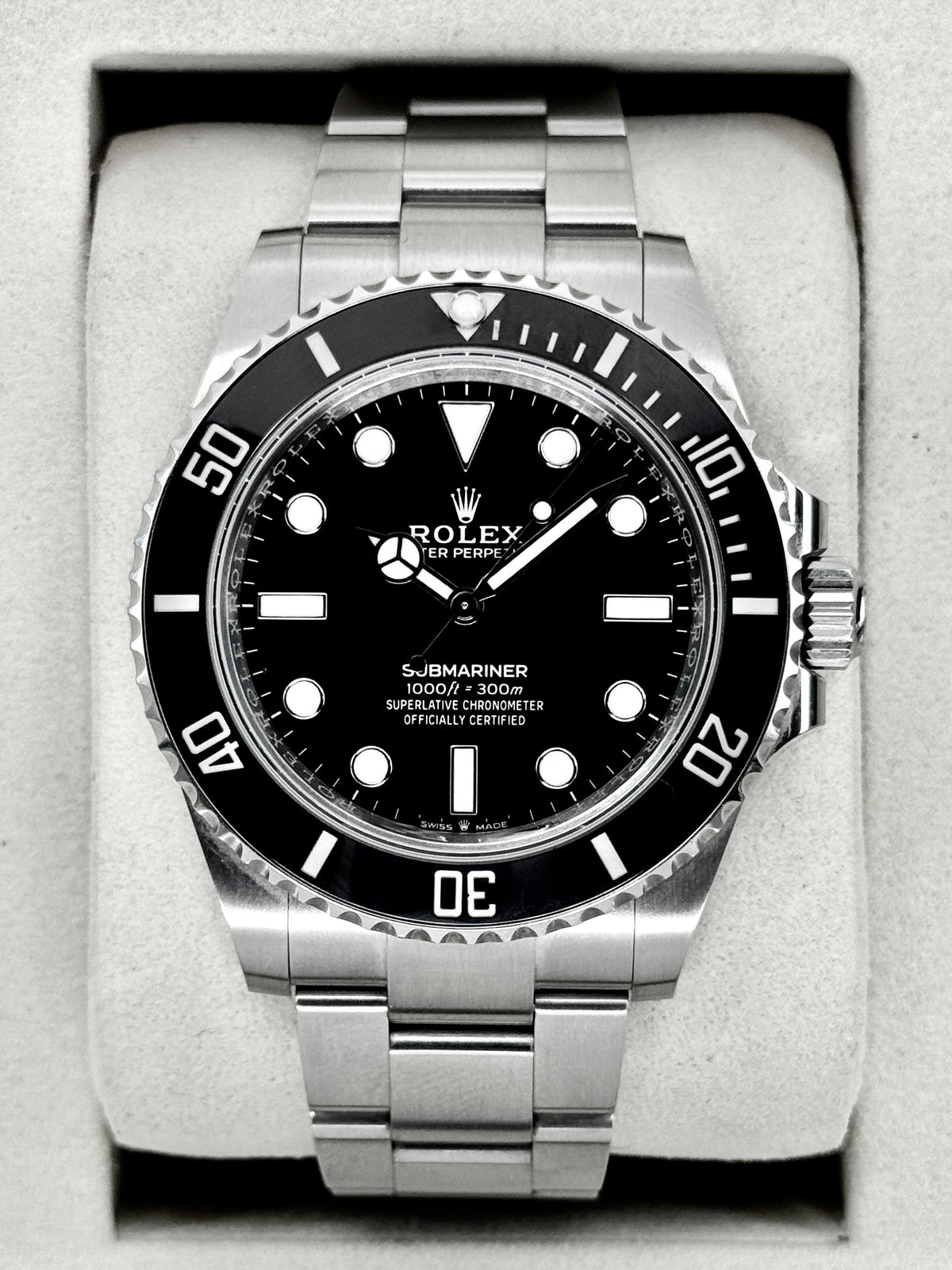 2026 Rolex Submariner 41mm 124060 Stainless Steel Black Dial