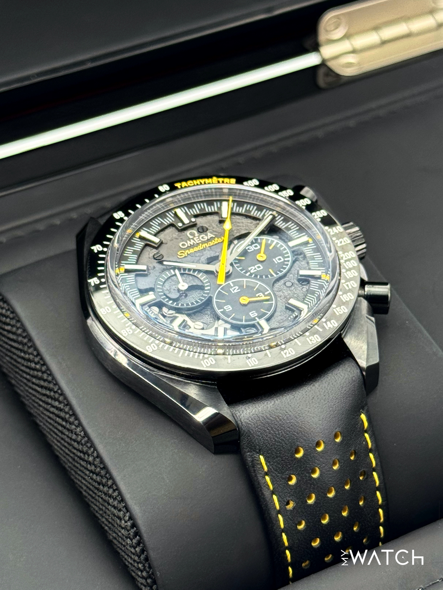 2021 Omega Speedmaster Dark Side Of The Moon 44.25mm Black Ceramic - MyWatchLLC