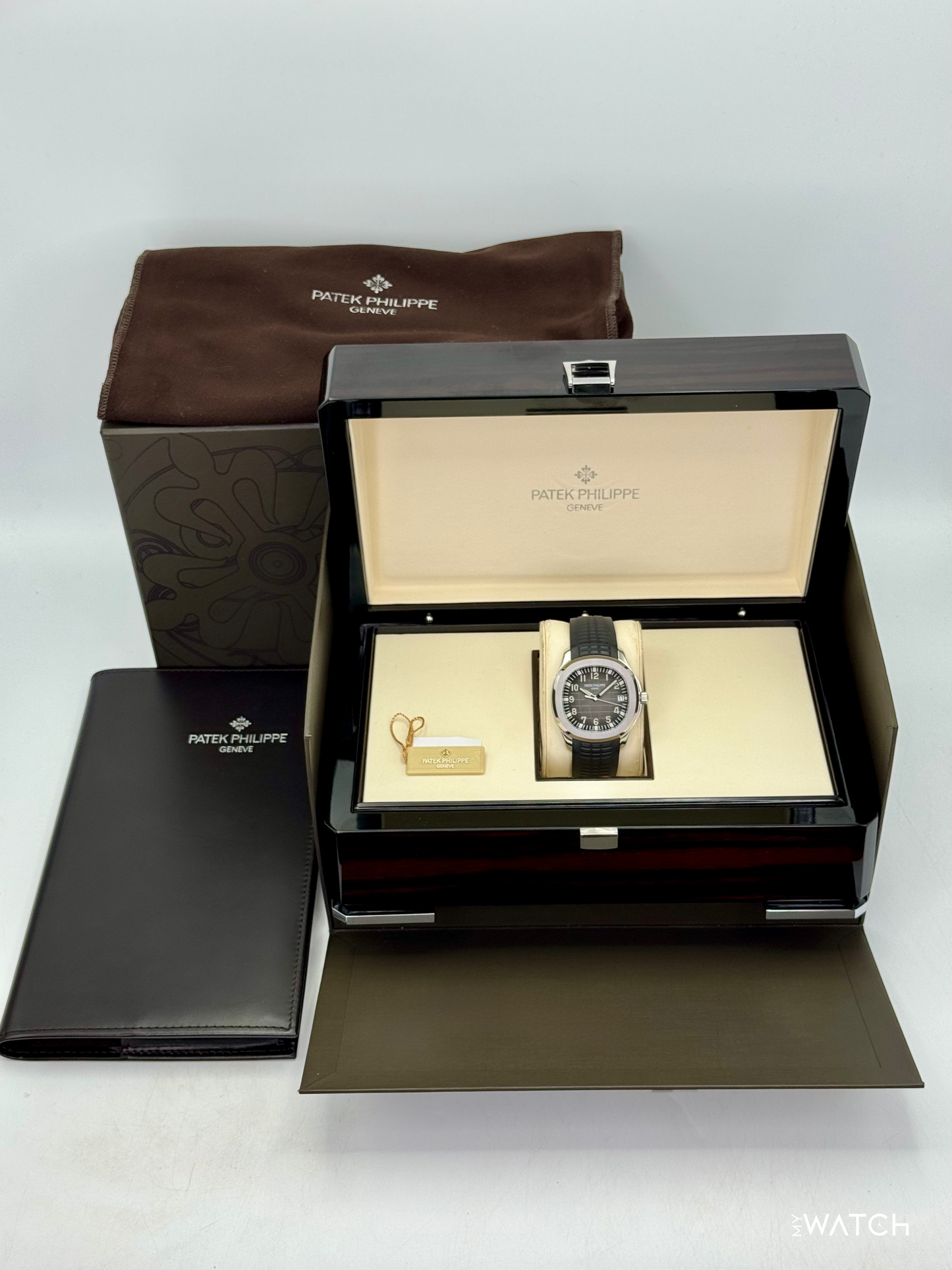 2017 Patek Philippe Aquanaut 40.8mm 5167A-001 Stainless Steel Gray Dial - MyWatchLLC