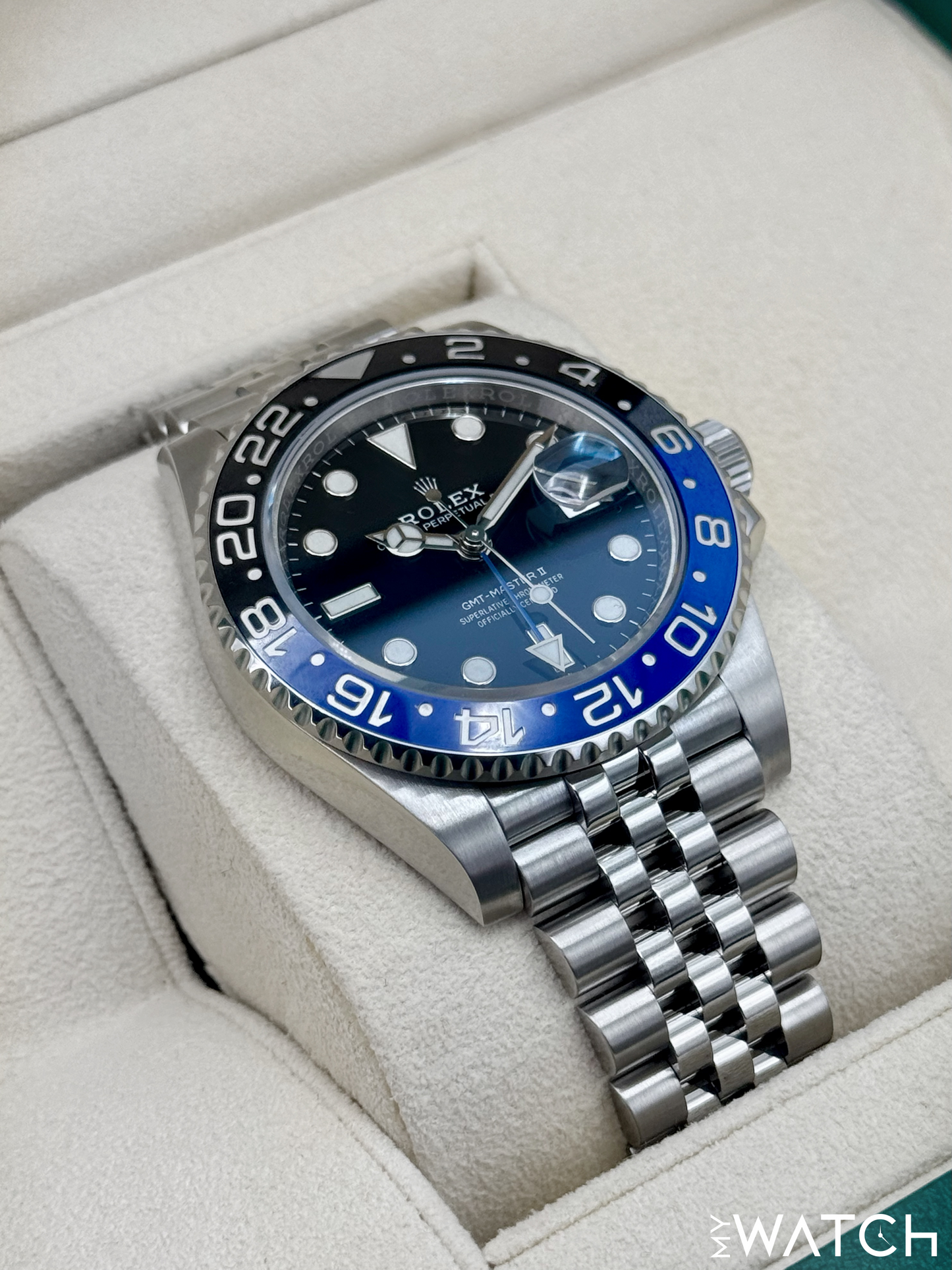2022 Rolex GMT-Master II "Batgirl" 40mm 126710BLNR Jubilee
