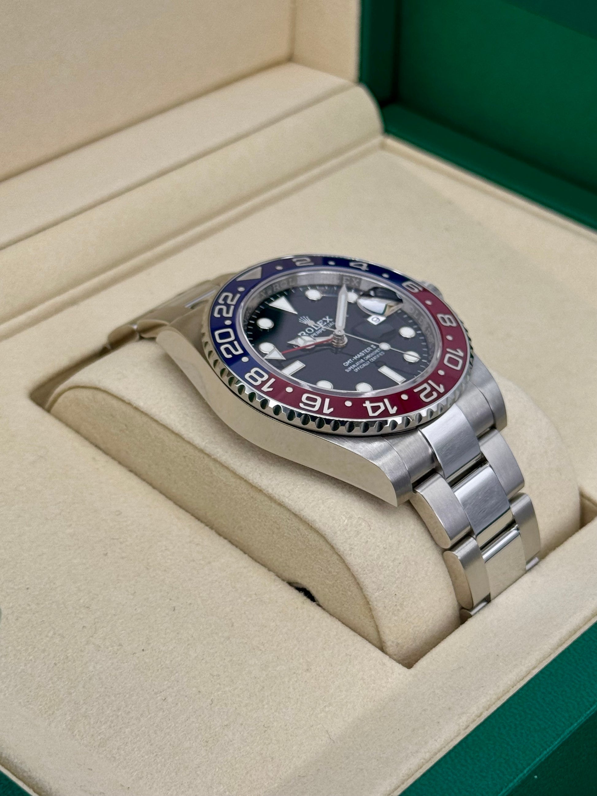 NEW 2025 Rolex GMT-Master II "Pepsi" 40mm 126710BLRO Oyster - MyWatchLLC