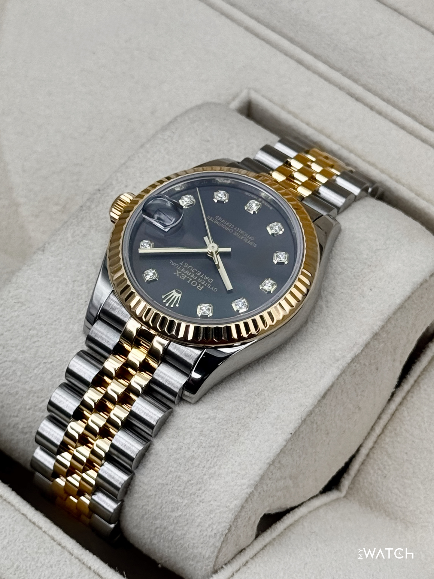 2021 Rolex Datejust 31mm 278273 Two-Tone Rhodium Diamond Dial - MyWatchLLC