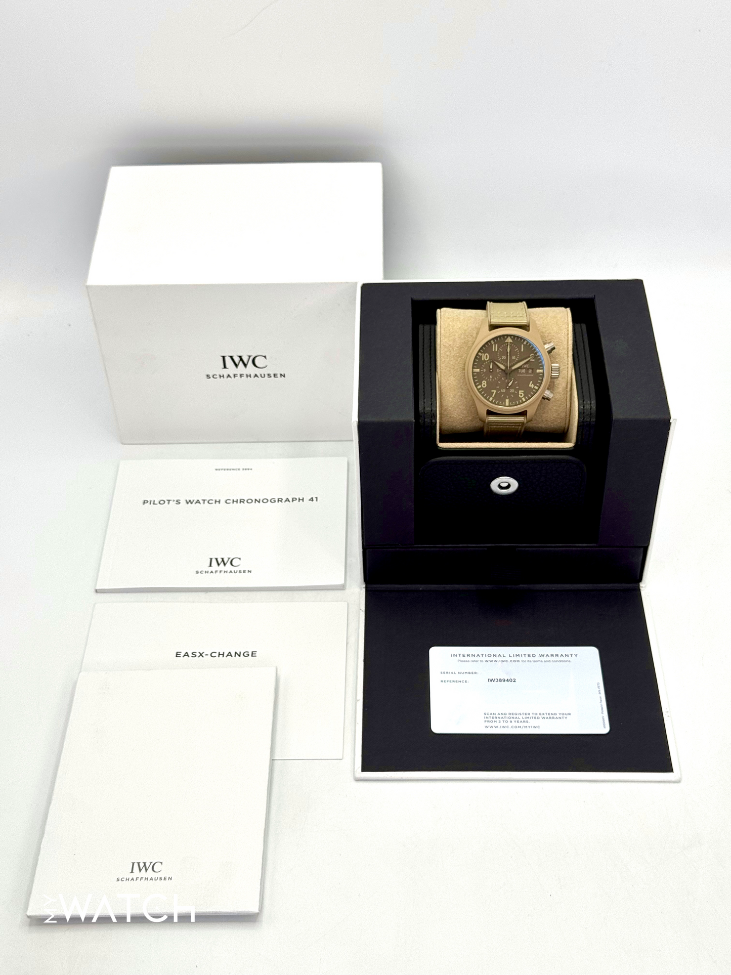 NEW 2025 IWC Top Gun Mojave Desert 41mm IW389402 Chronograph