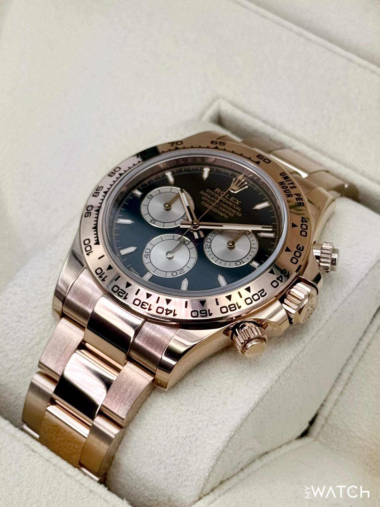 2025 Rolex Daytona 40mm 126505 Rose Gold Black Dial