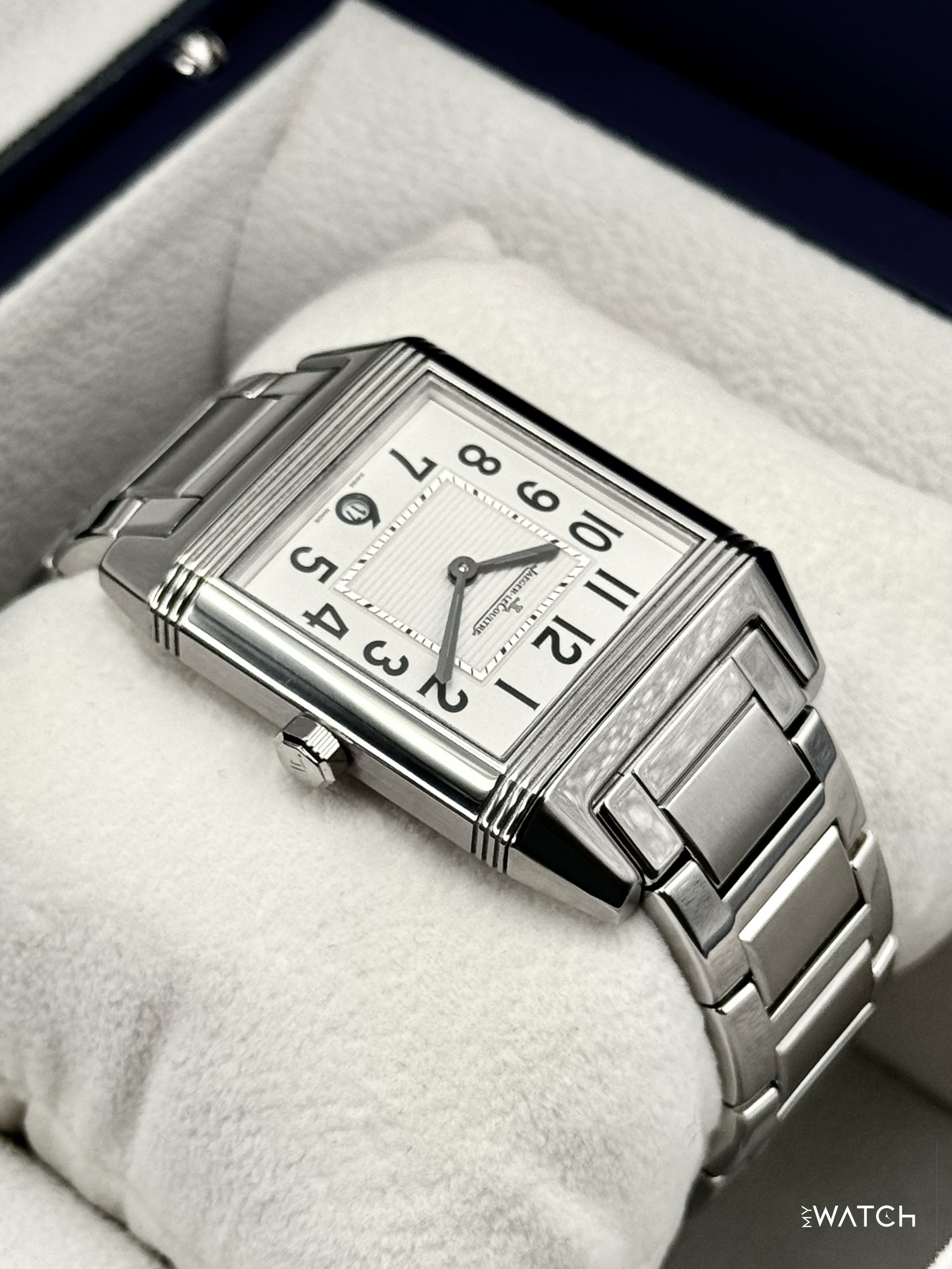2026 Jaeger-Coultre Reverso Squadra 29mm 234.8.66 Stainless Steel White Dial - MyWatchLLC