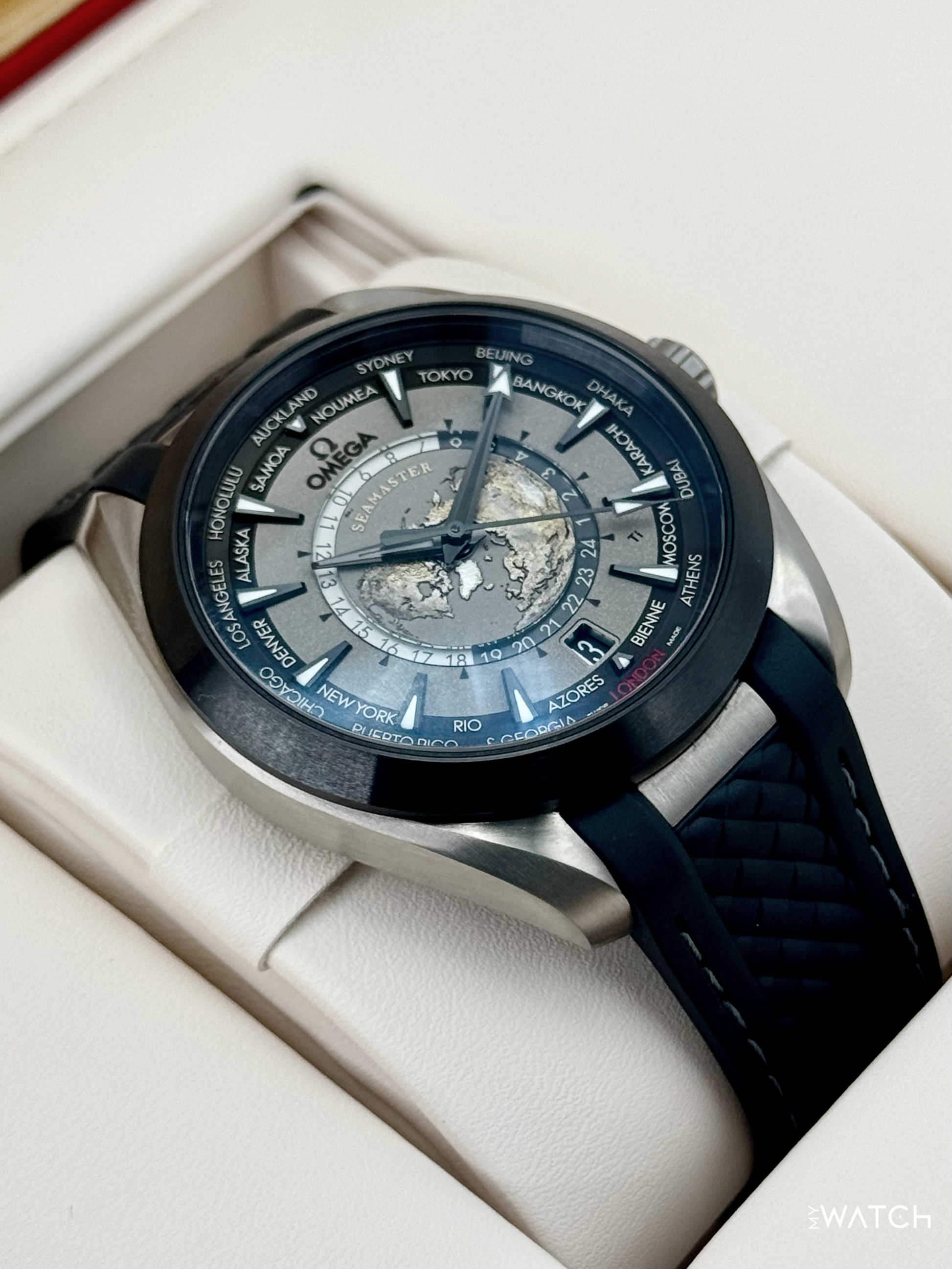 Omega Seamaster Aqua Terra 43mm 220.92.43.22.99.001 Titanium Grey Dial - MyWatchLLC