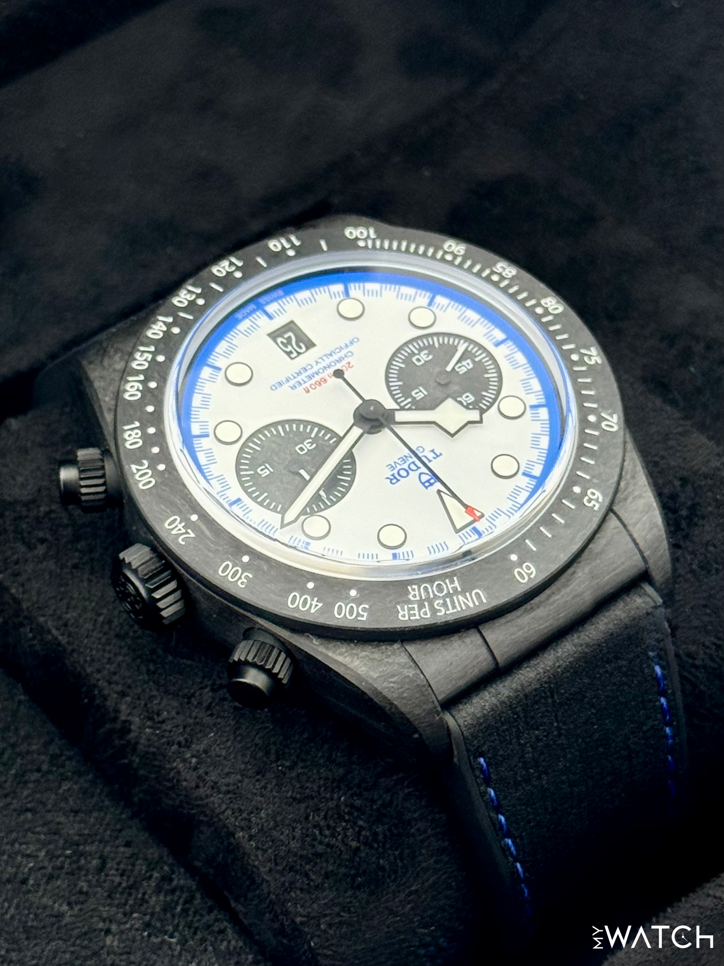 NEW 2025 Tudor Black Bay 25 42mm 79377KN Black Carbon White Dial