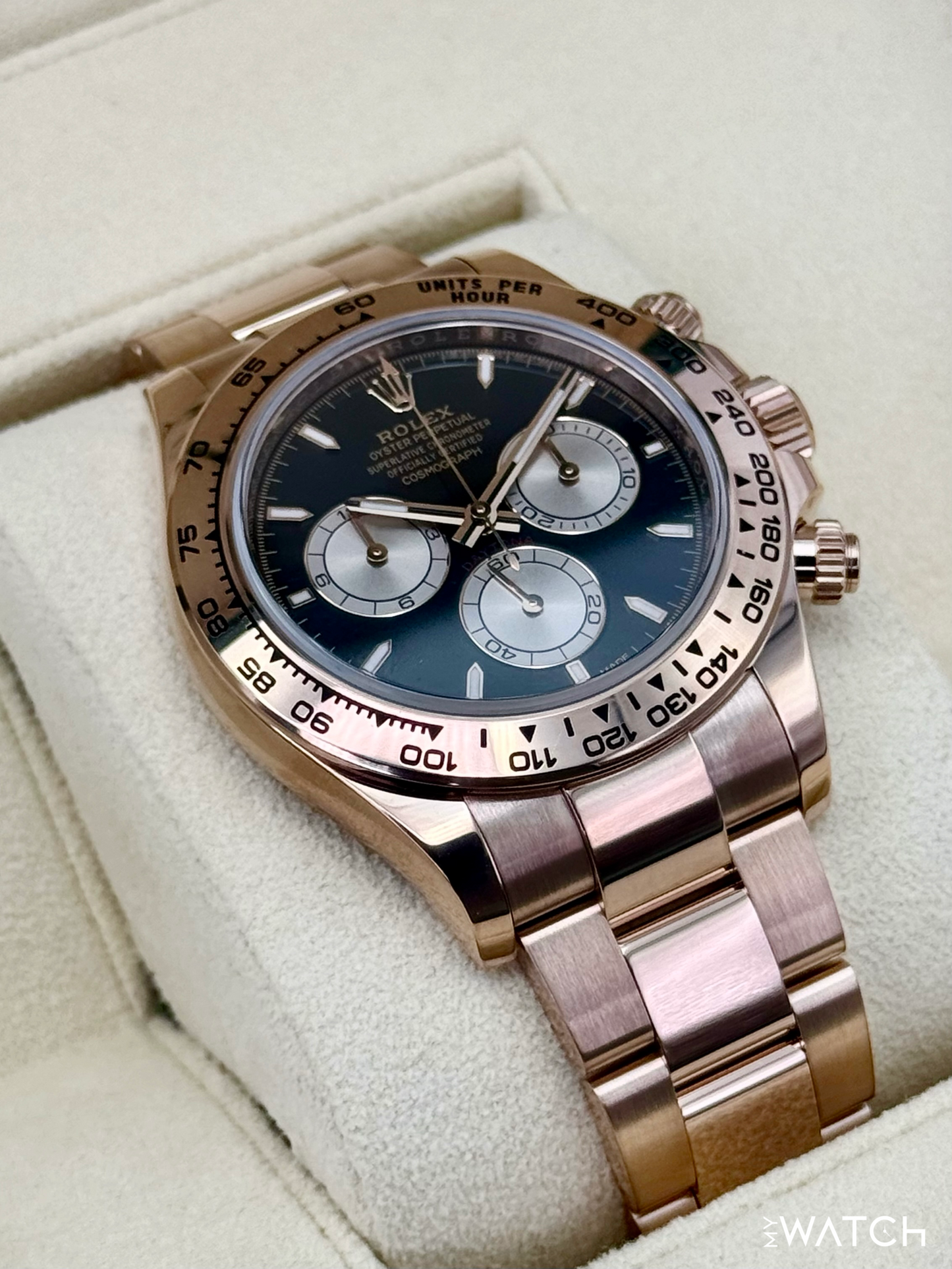 2025 Rolex Daytona 40mm 126505 Rose Gold Black Dial
