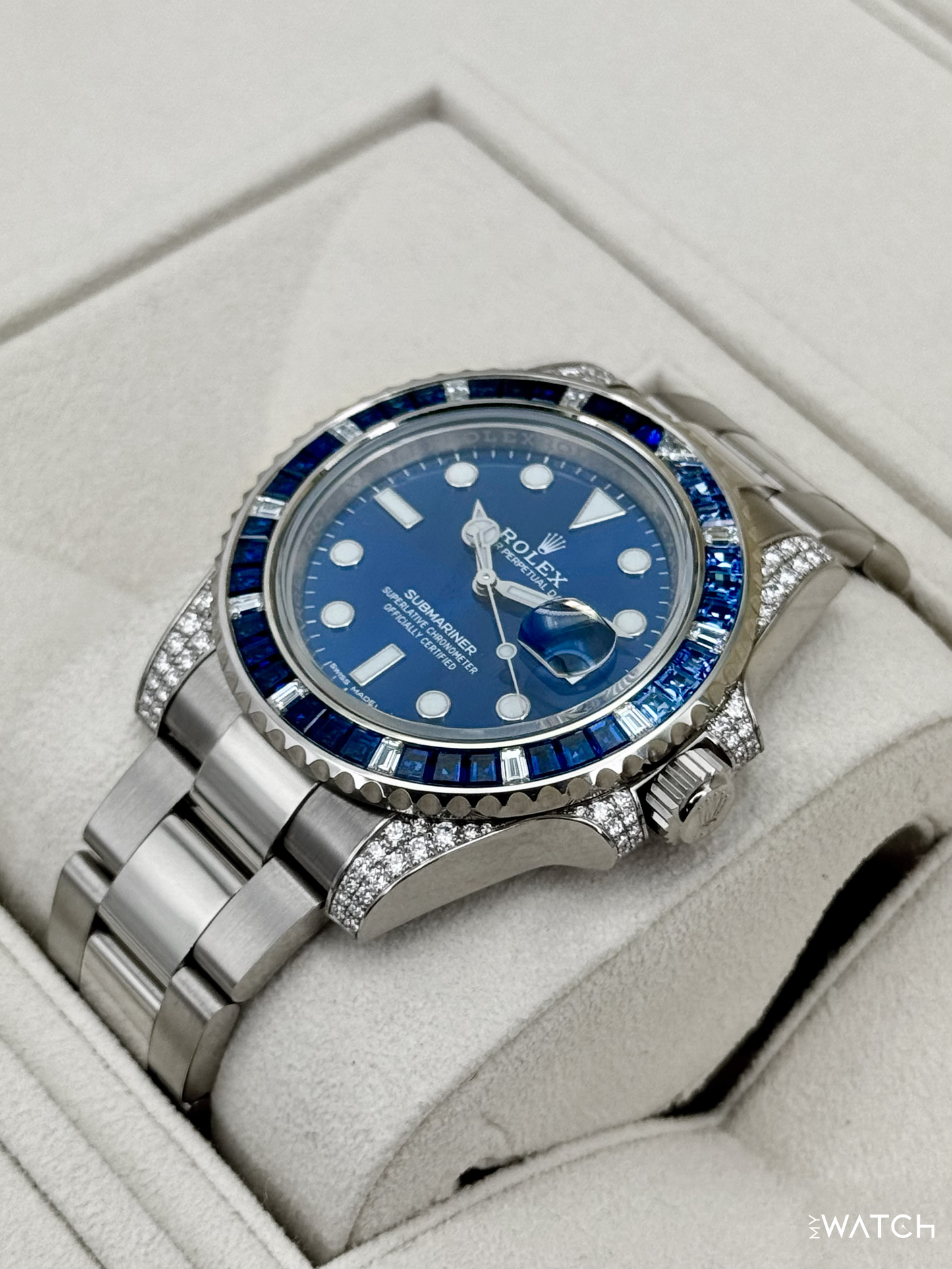 2020 Rolex Submariner 40mm 116659SABR White Gold Blue Dial